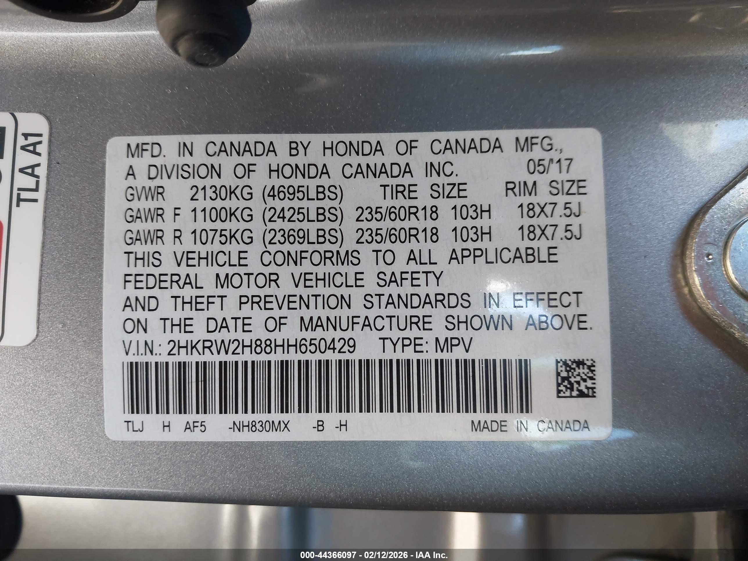 HONDA CR-V image 9