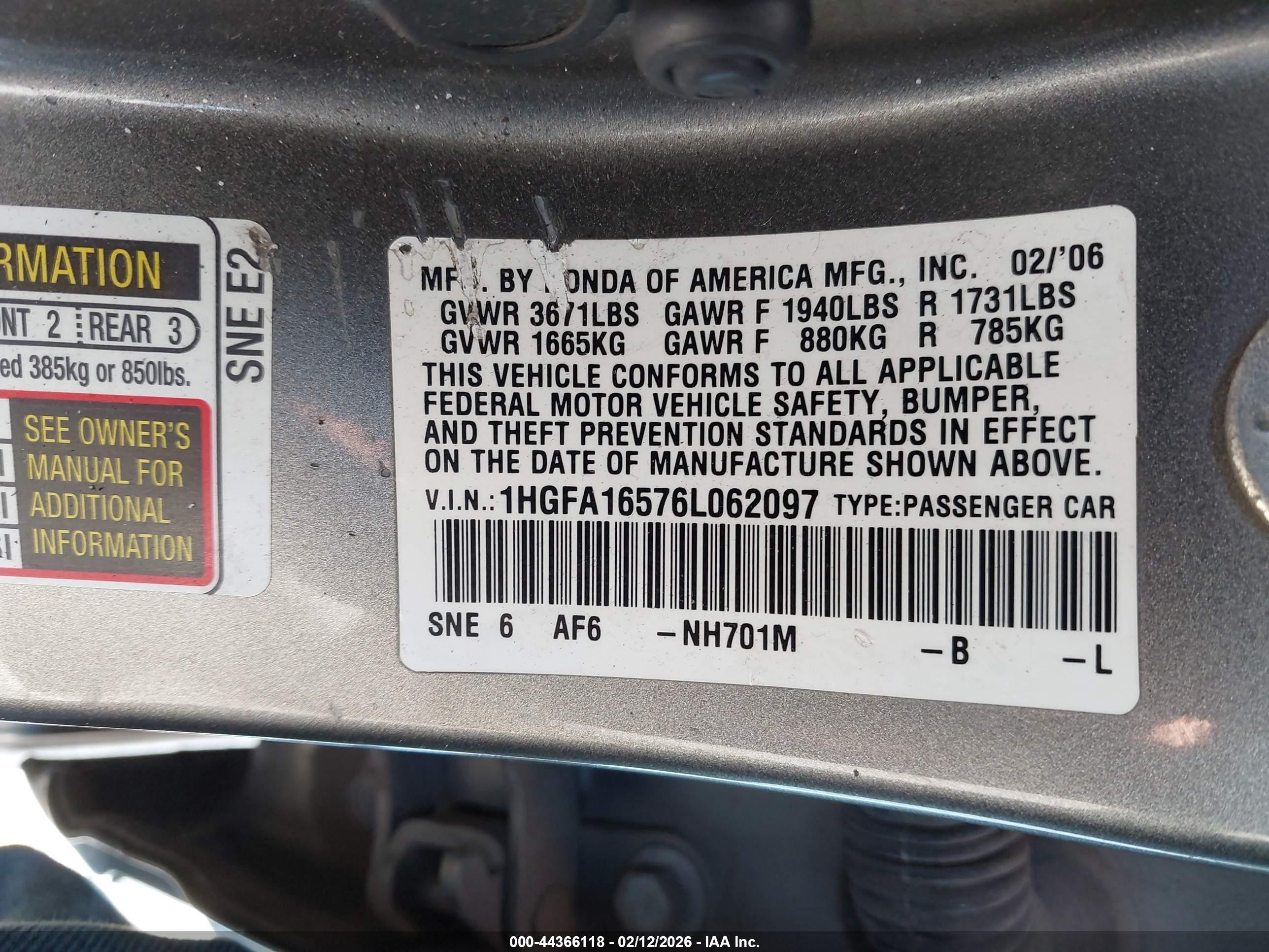 HONDA CIVIC image 9