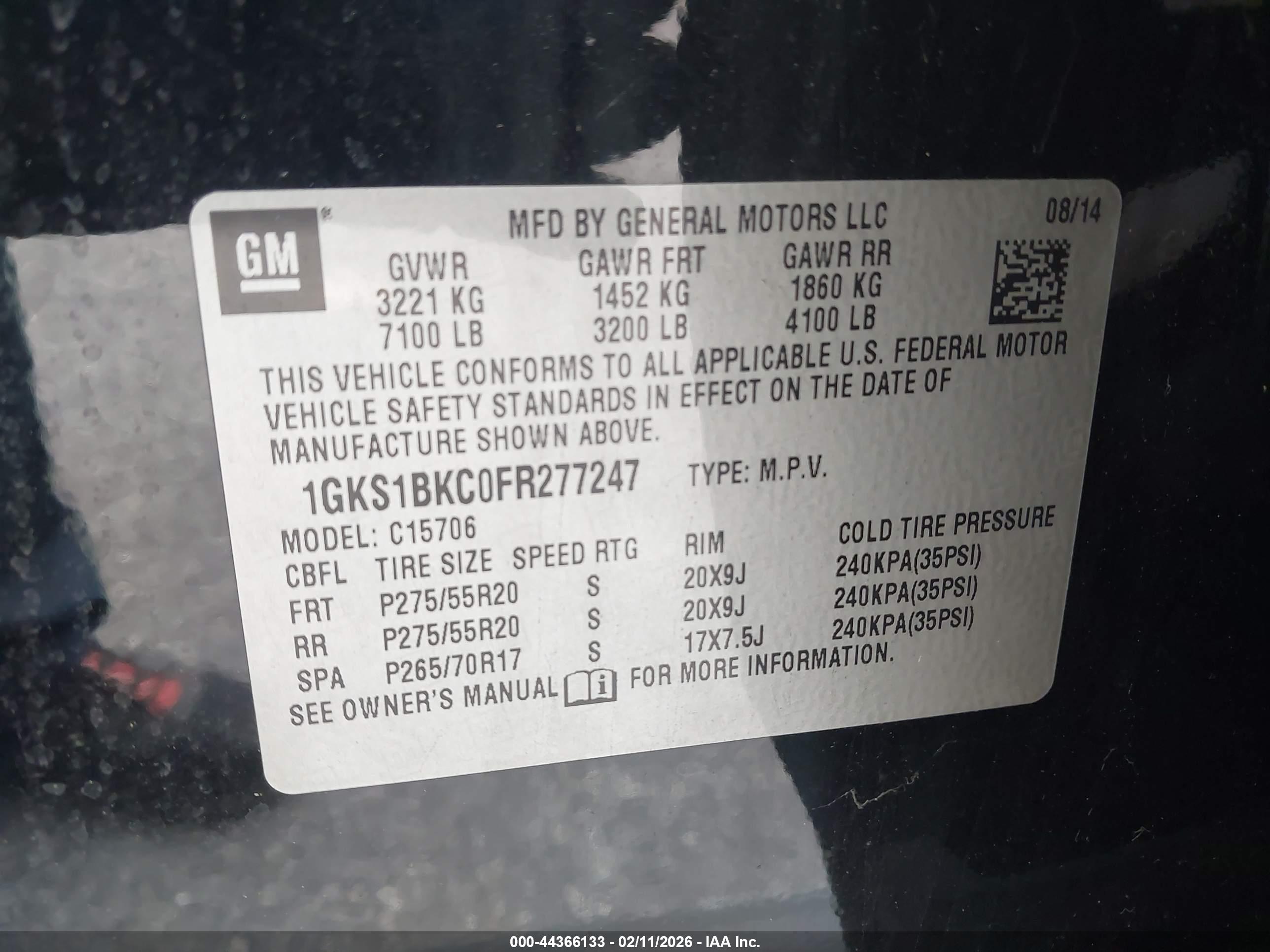 GMC YUKON image 9