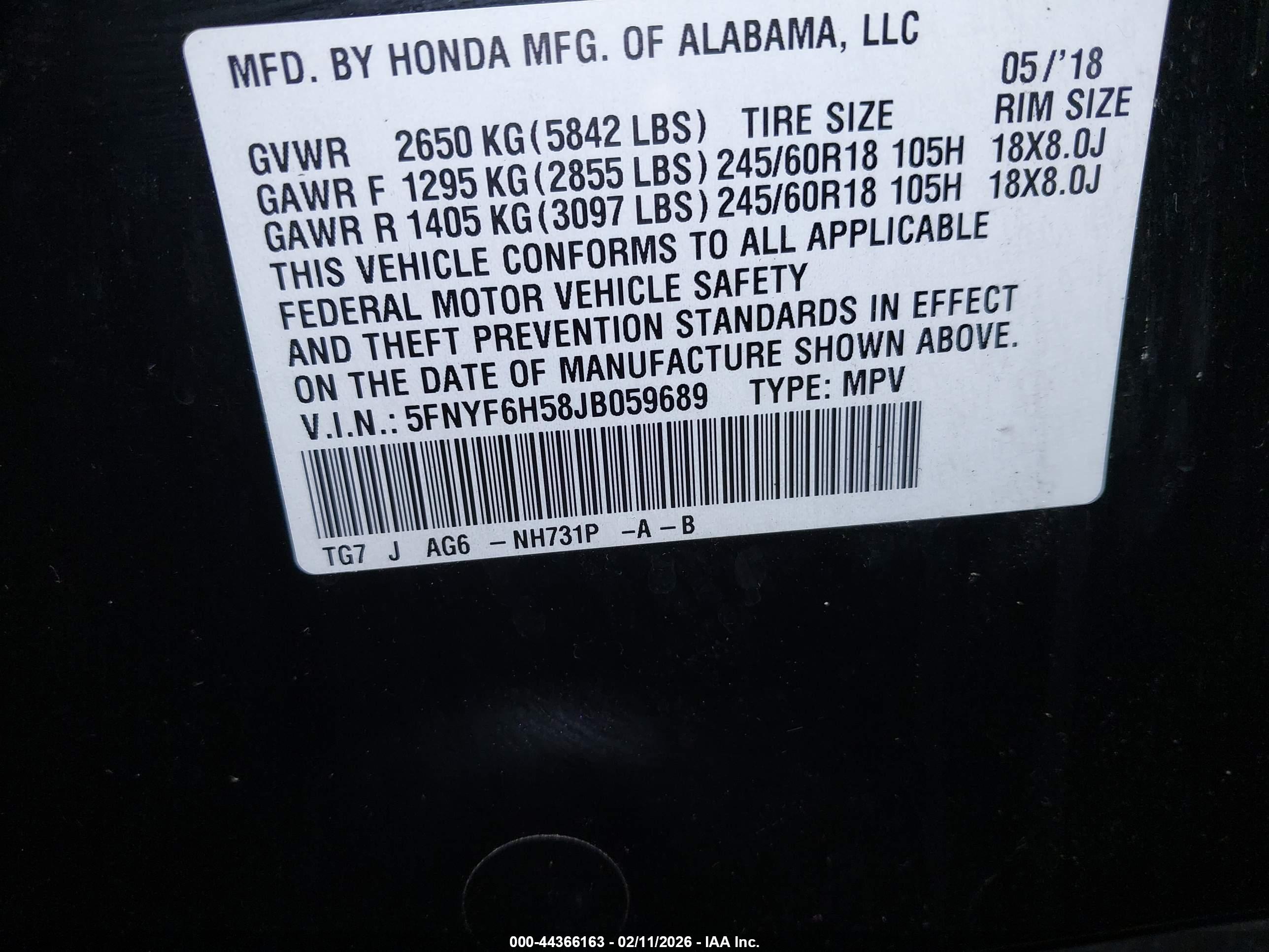 HONDA PILOT image 9