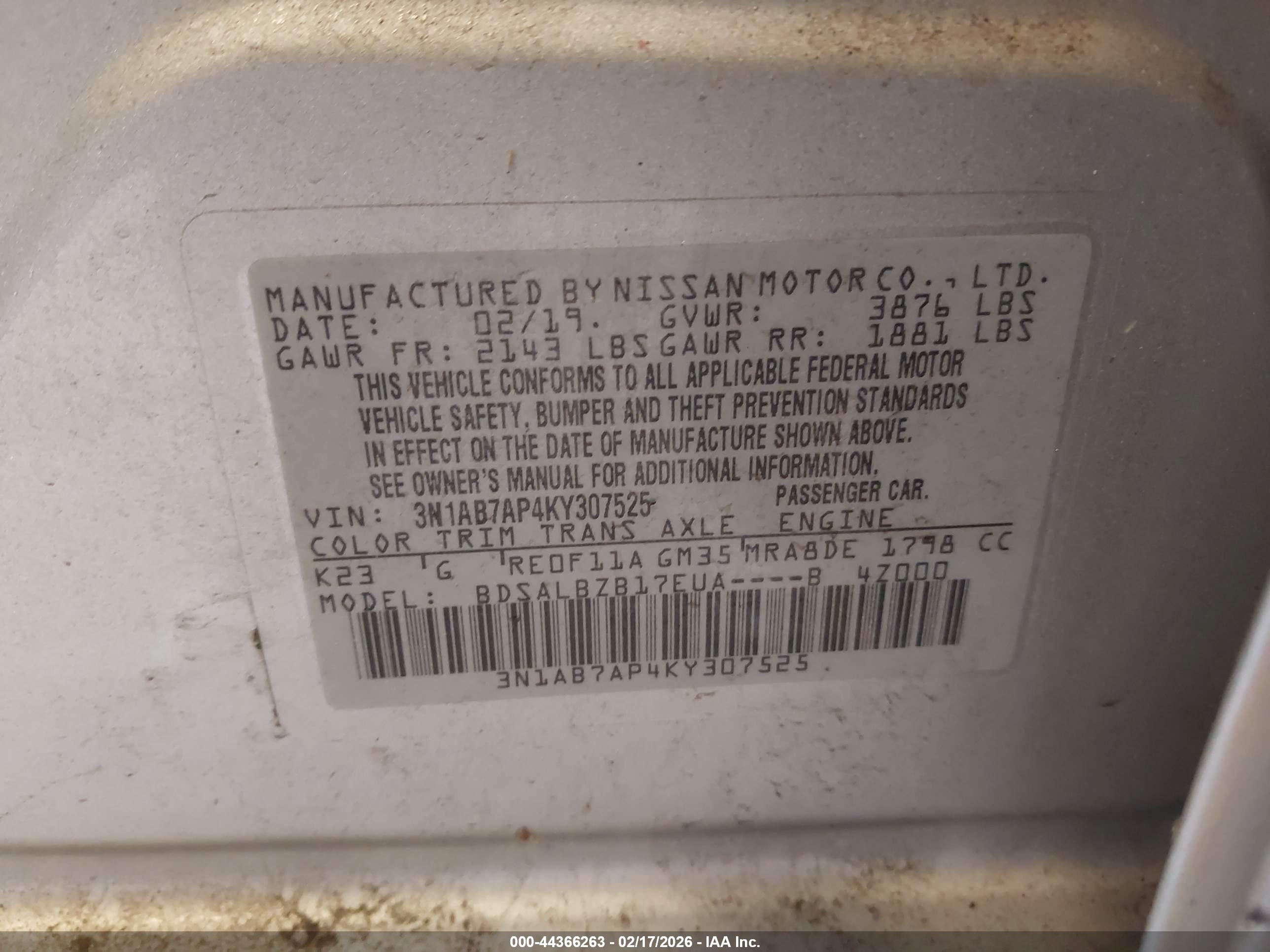 NISSAN SENTRA image 9