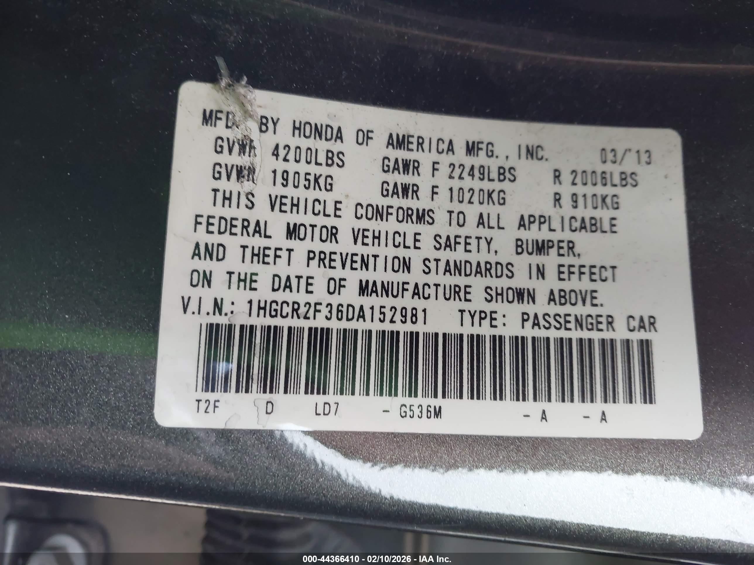 HONDA ACCORD image 9