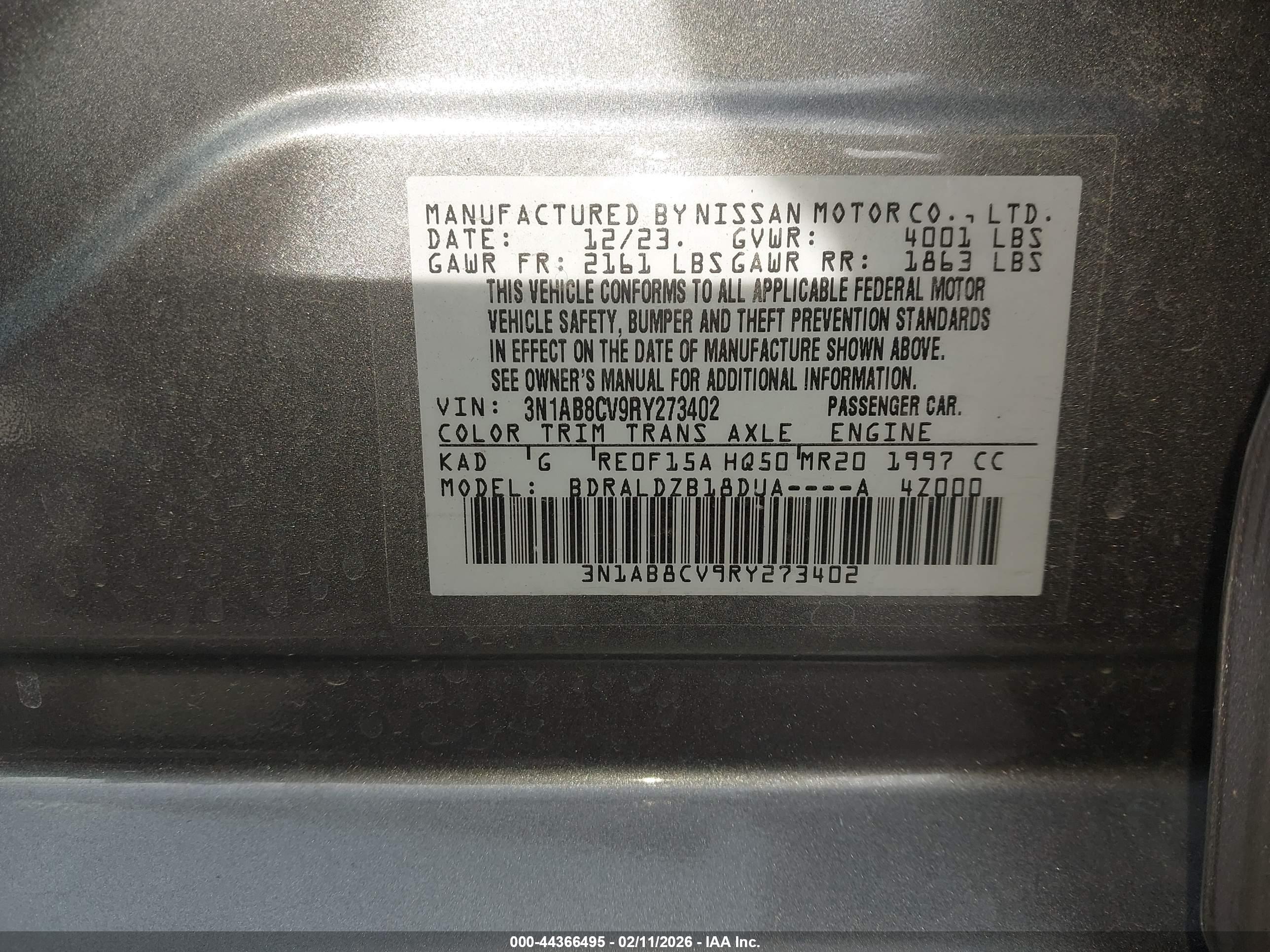 NISSAN SENTRA image 9