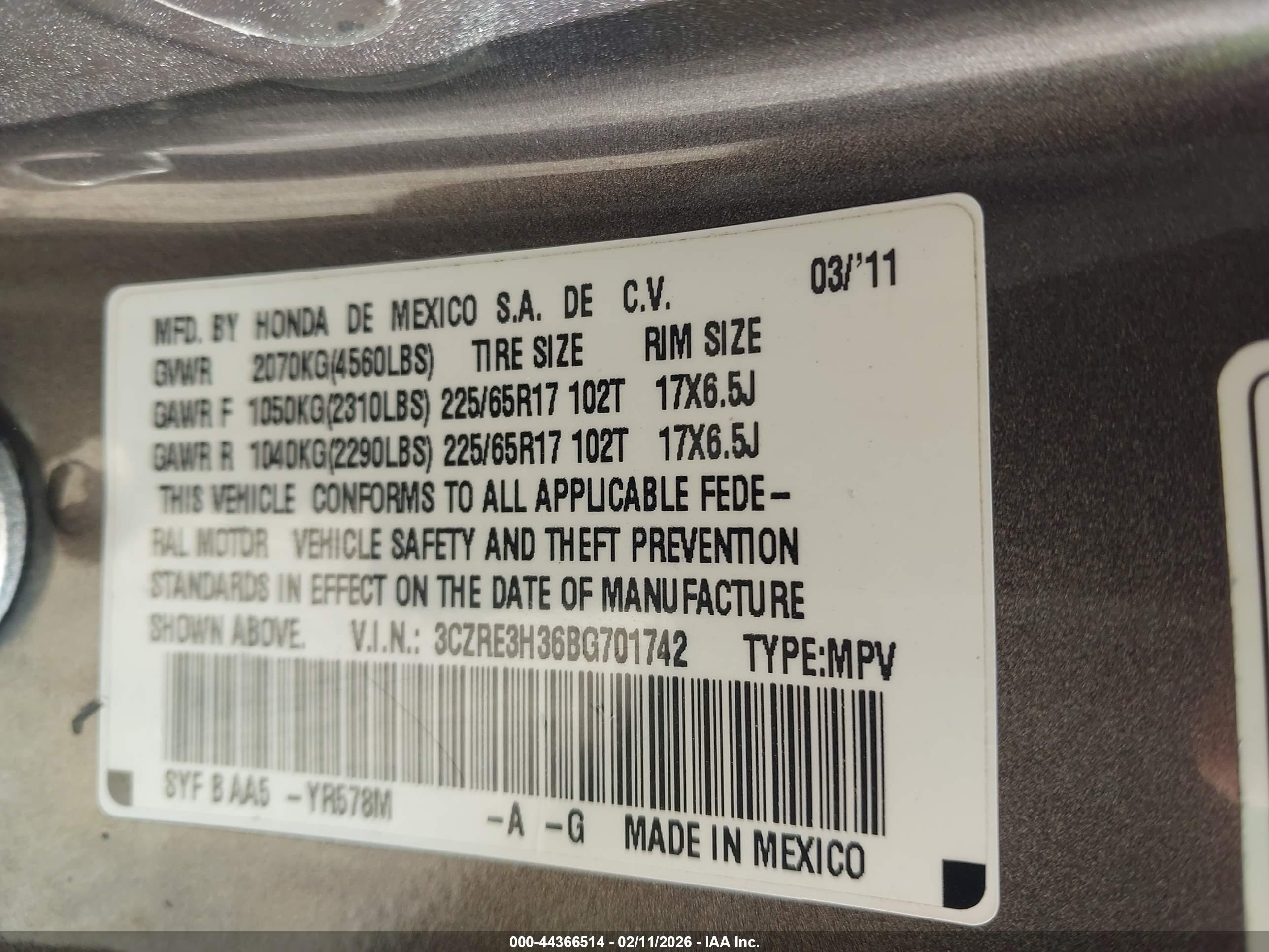 HONDA CR-V image 9