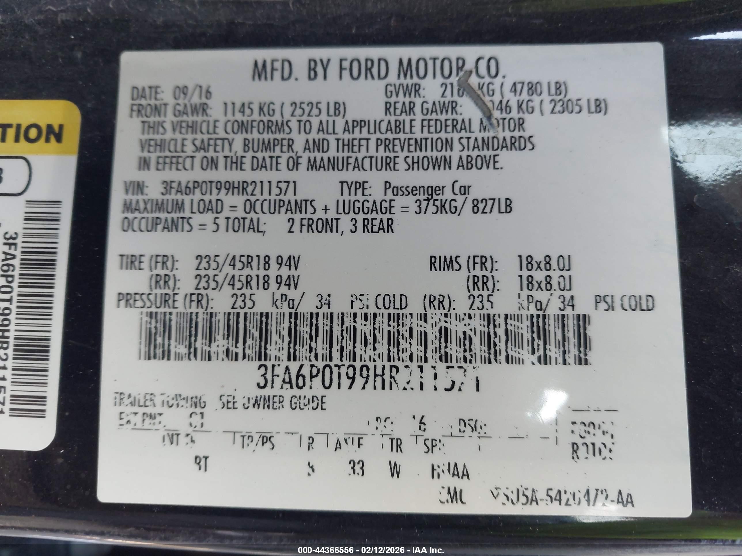 FORD FUSION image 9
