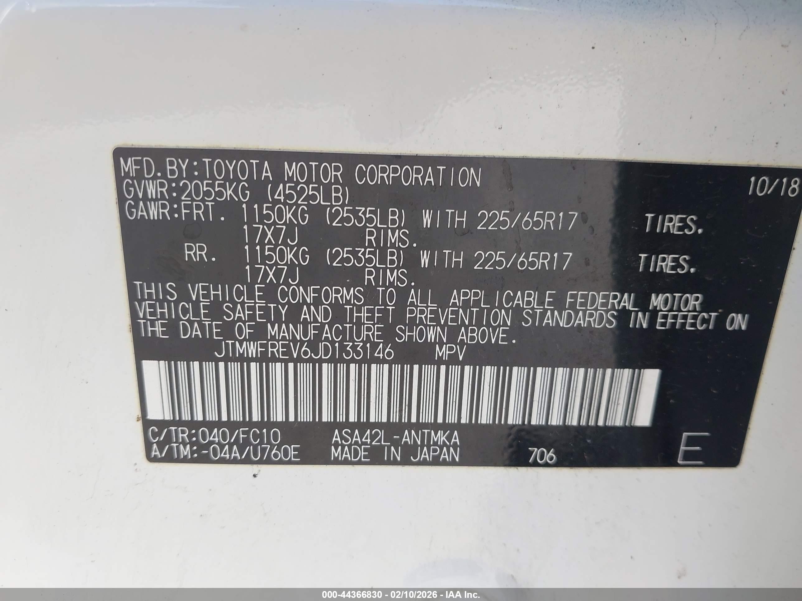 TOYOTA RAV4 image 9