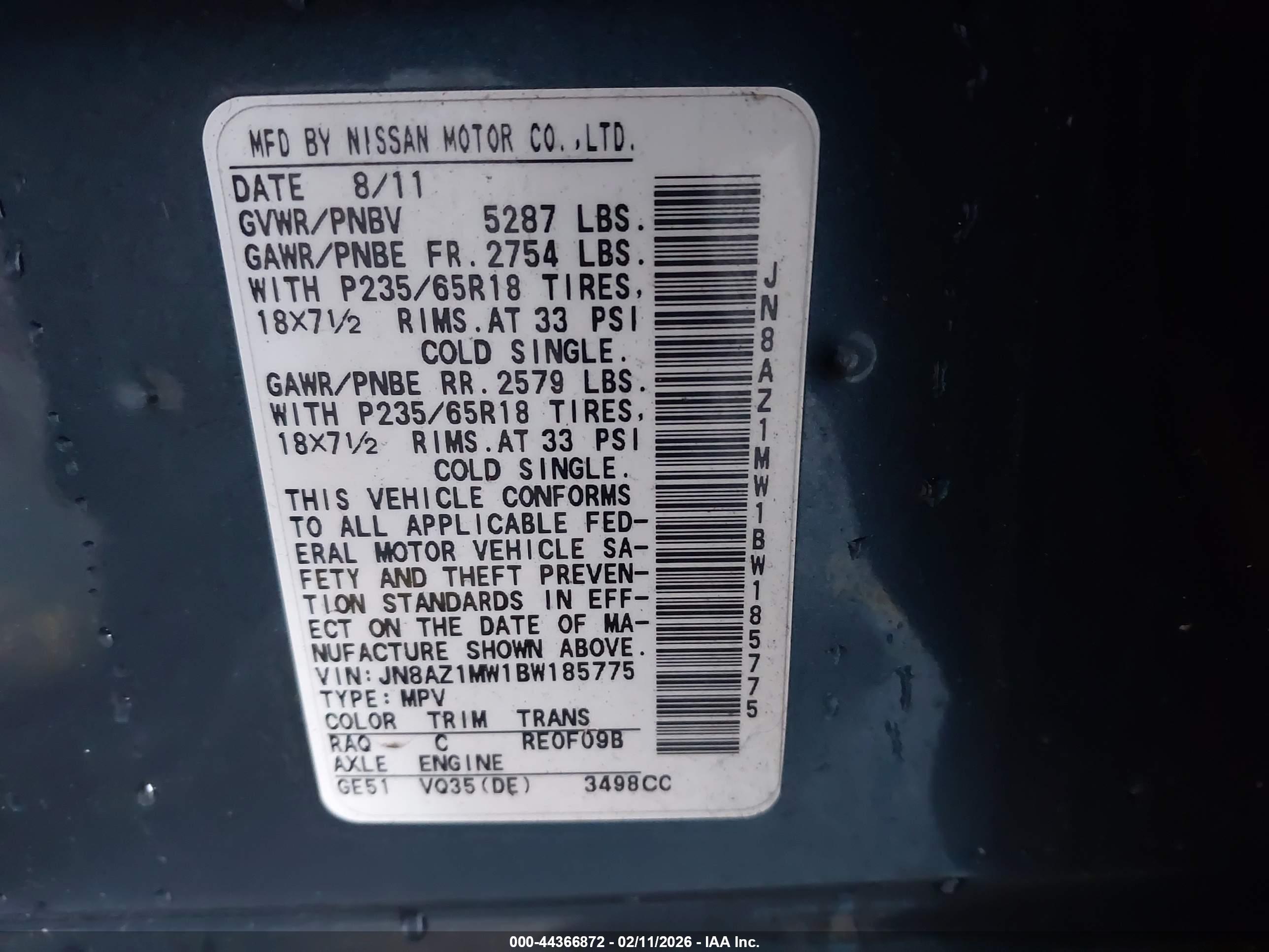 NISSAN MURANO image 9