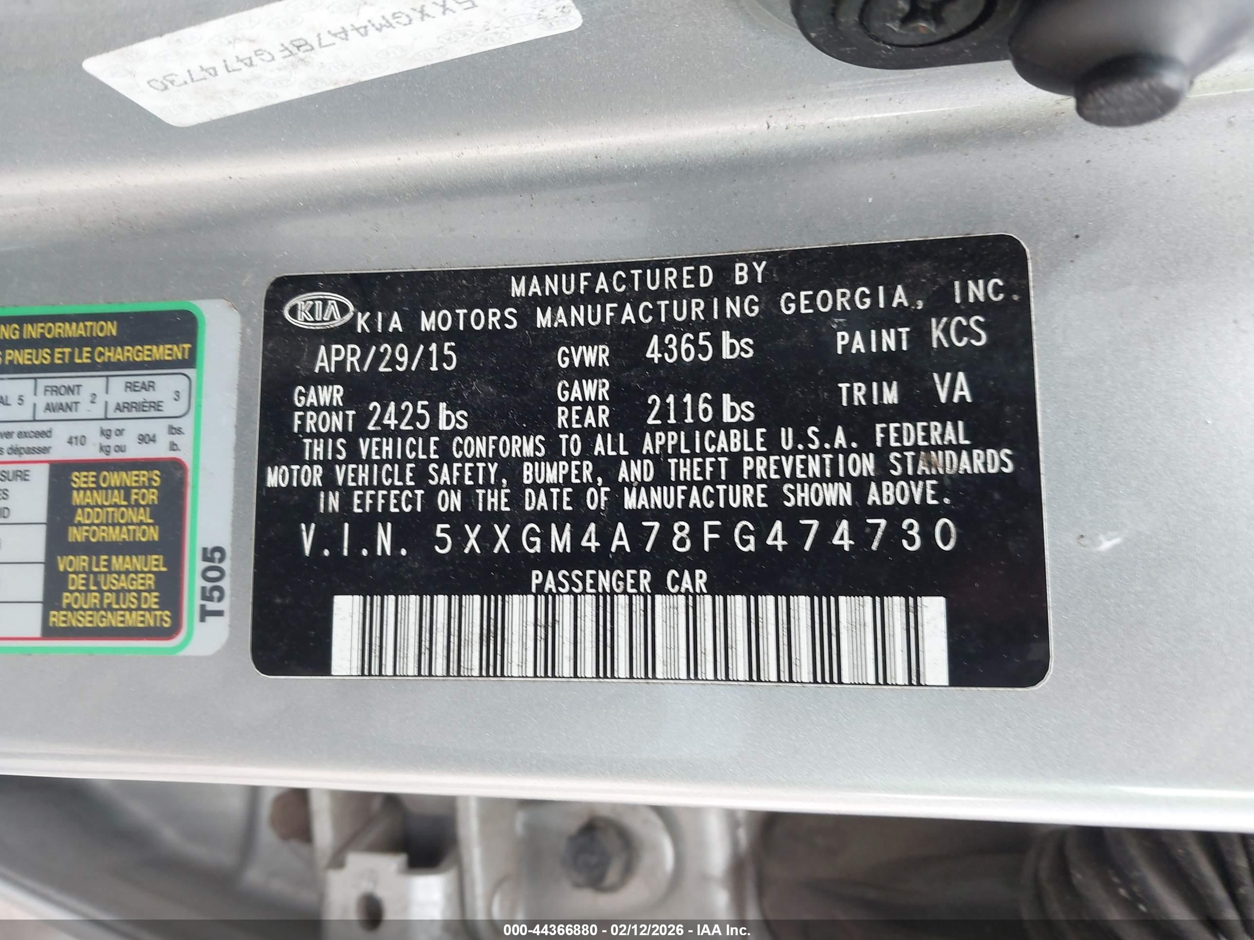 KIA OPTIMA image 9