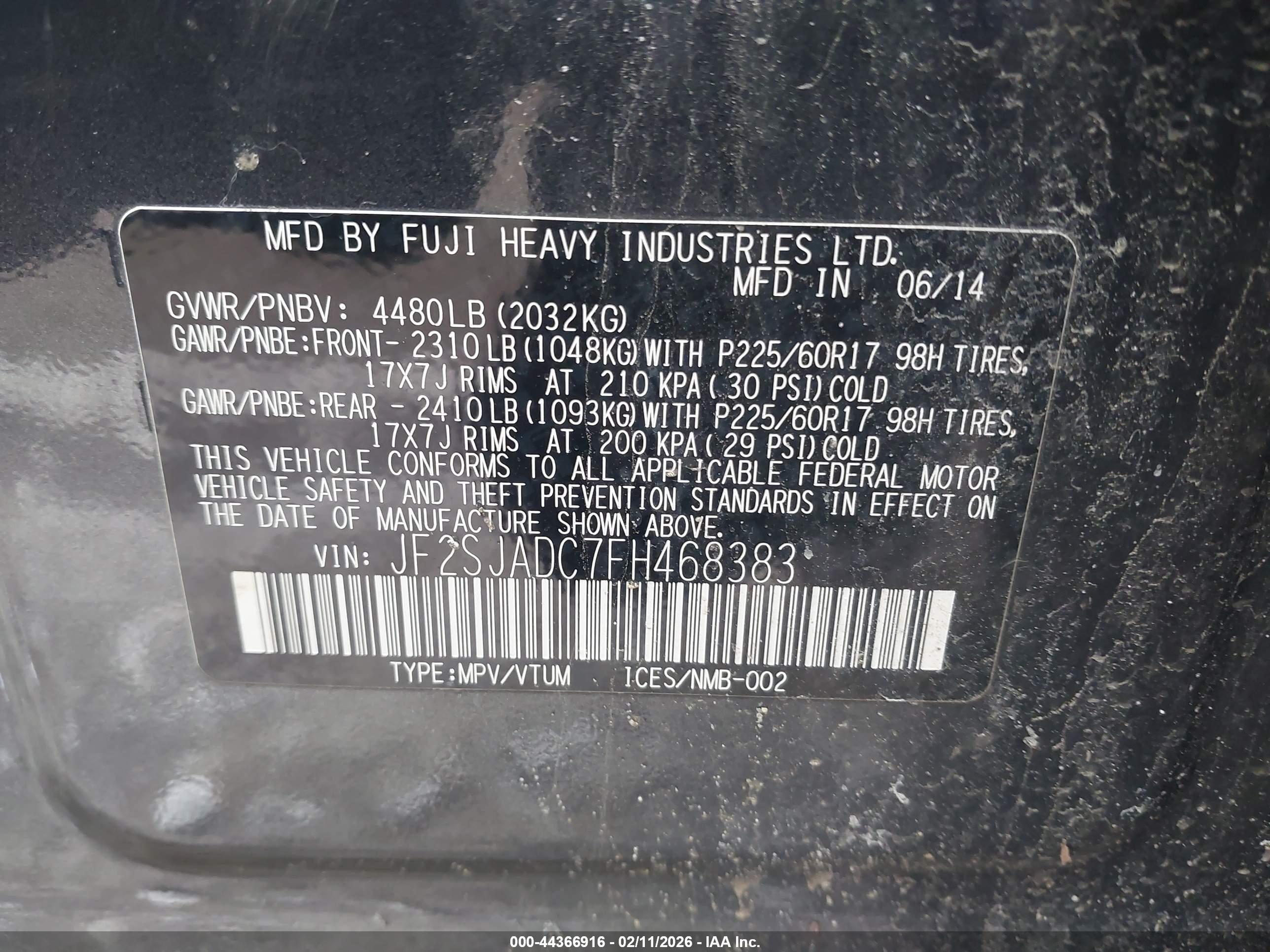 SUBARU FORESTER image 9