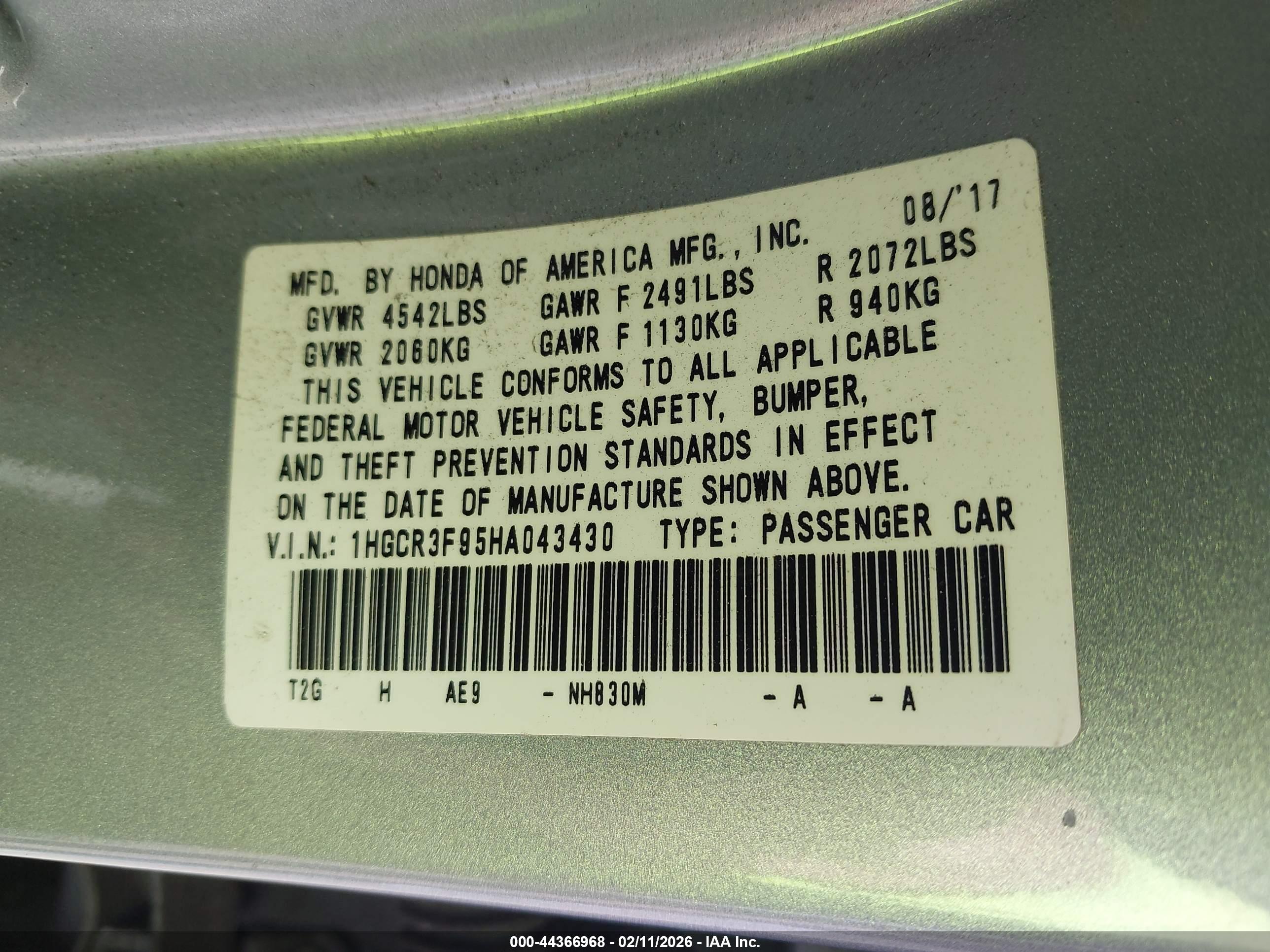 HONDA ACCORD image 9