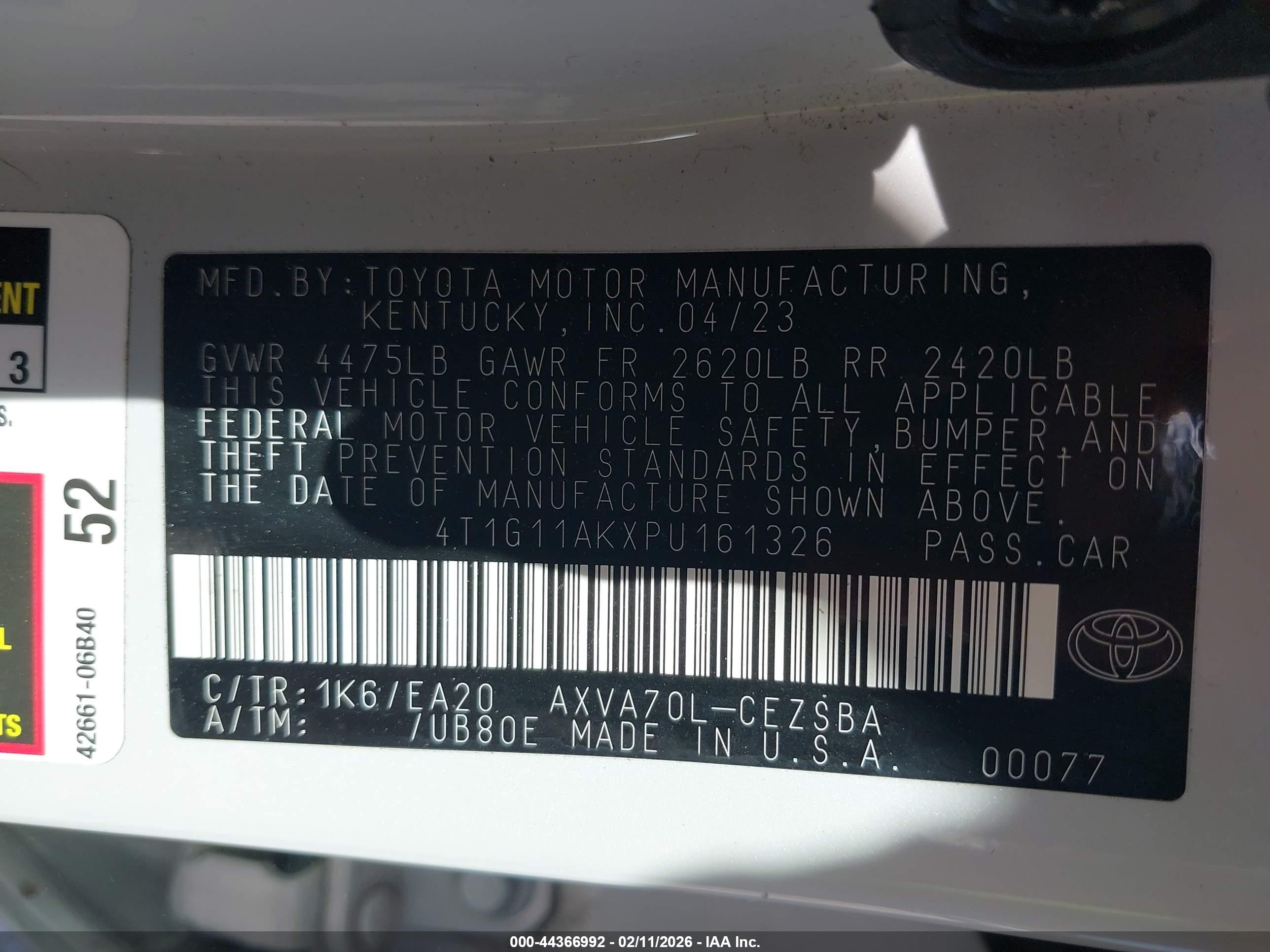 TOYOTA CAMRY image 9
