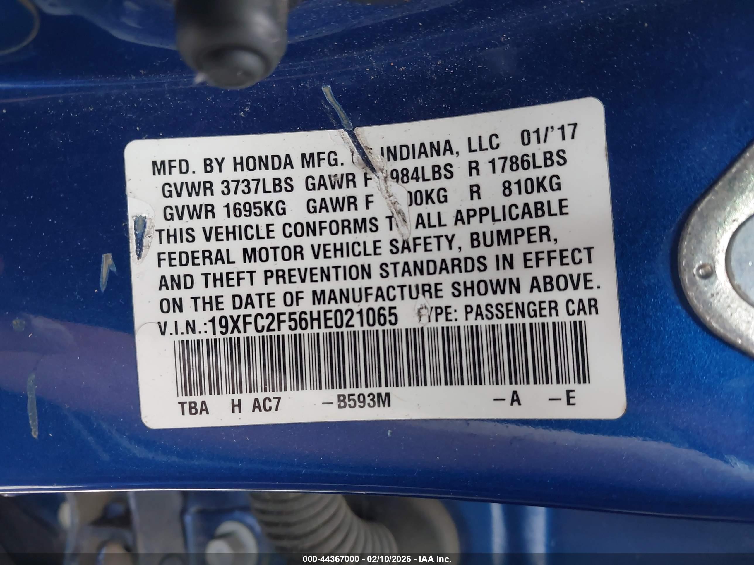 HONDA CIVIC image 9