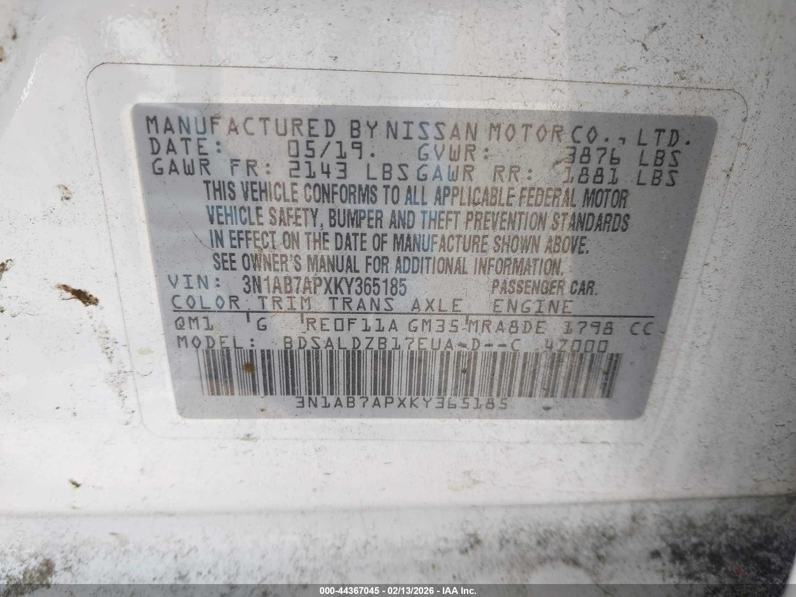 NISSAN SENTRA image 9