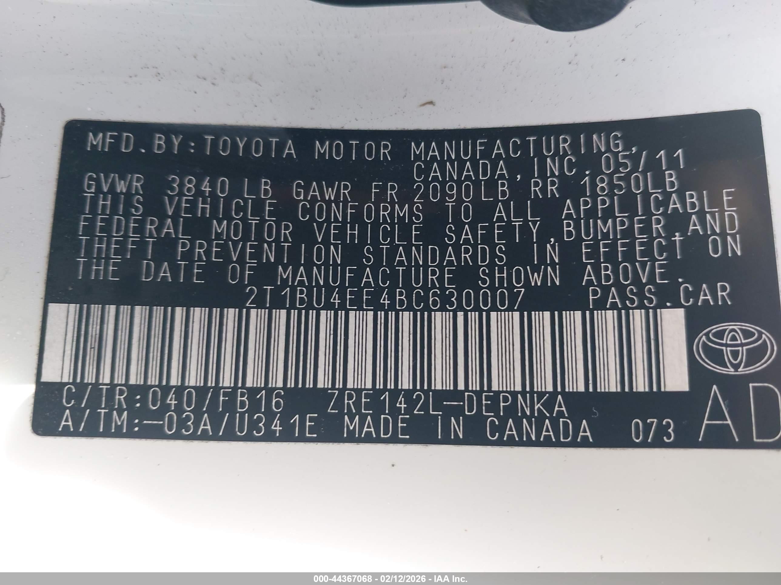 TOYOTA COROLLA image 9