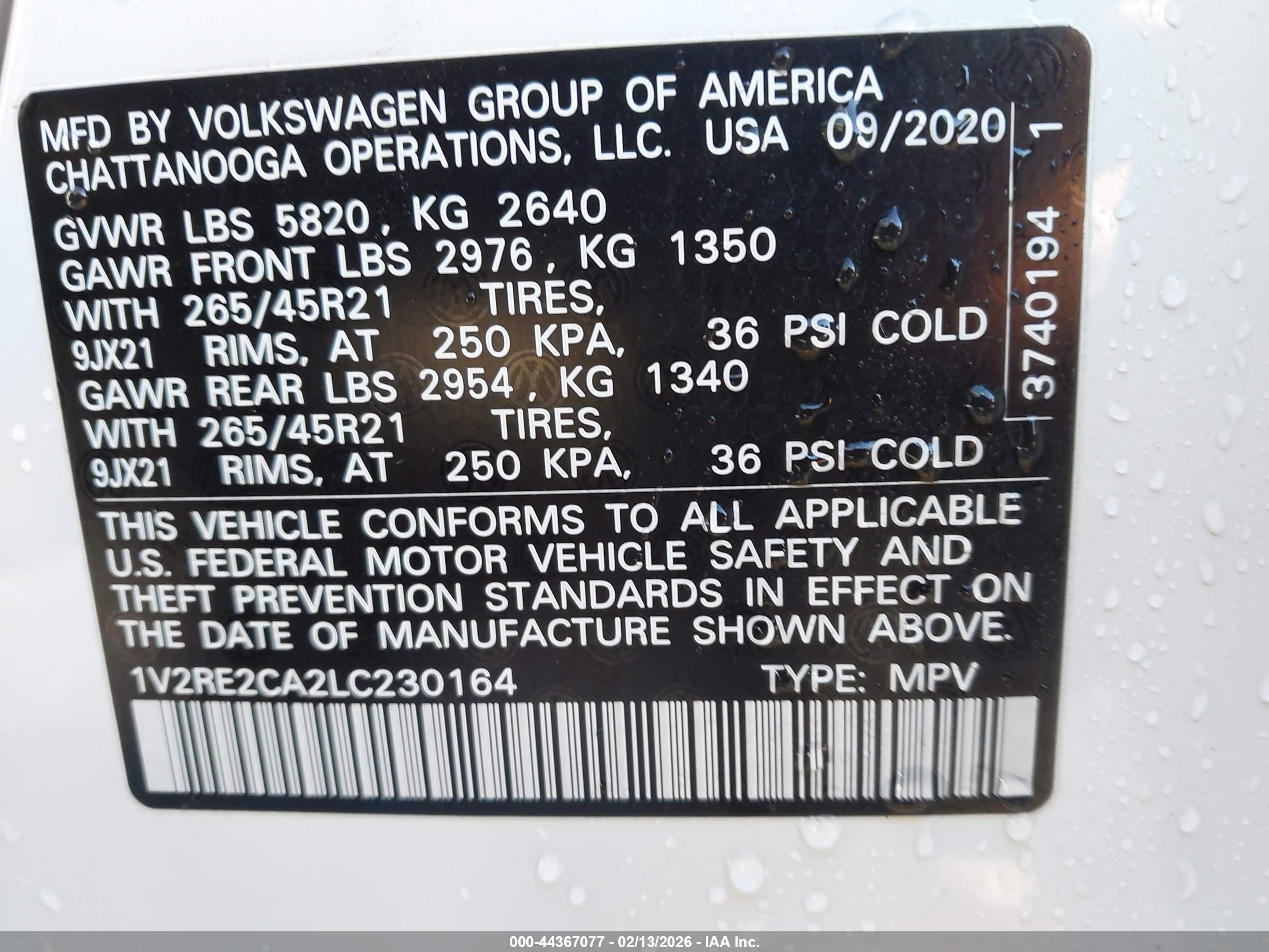 VOLKSWAGEN ATLAS image 9
