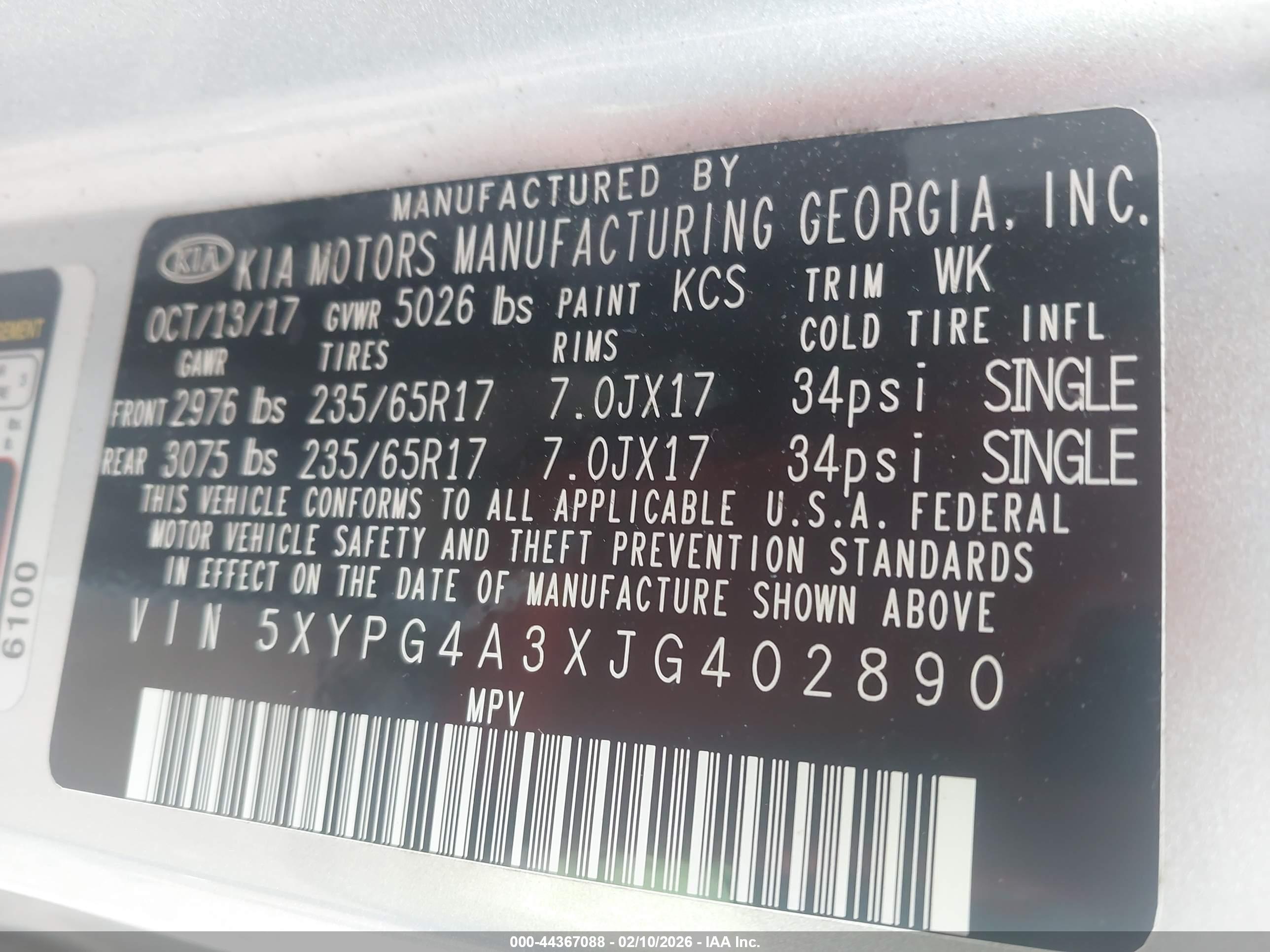 KIA SORENTO image 9