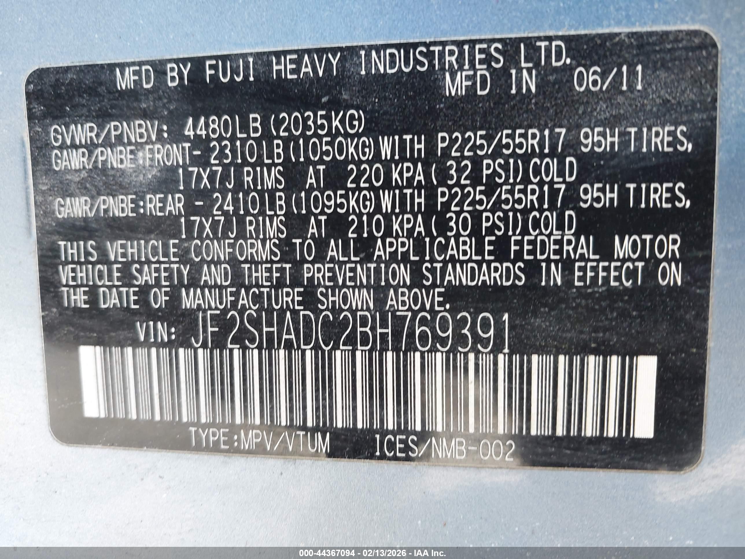 SUBARU FORESTER image 9