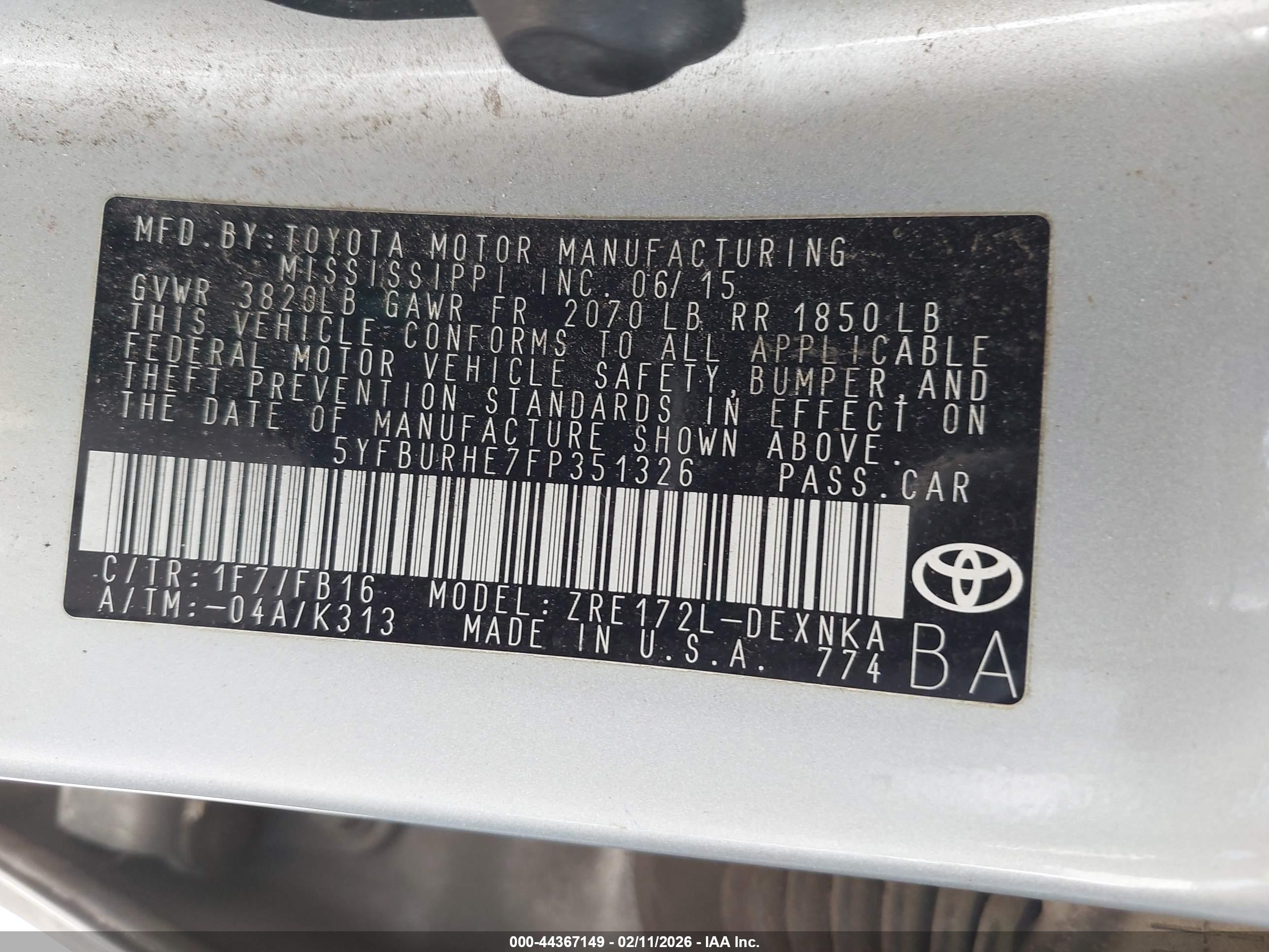 TOYOTA COROLLA image 9