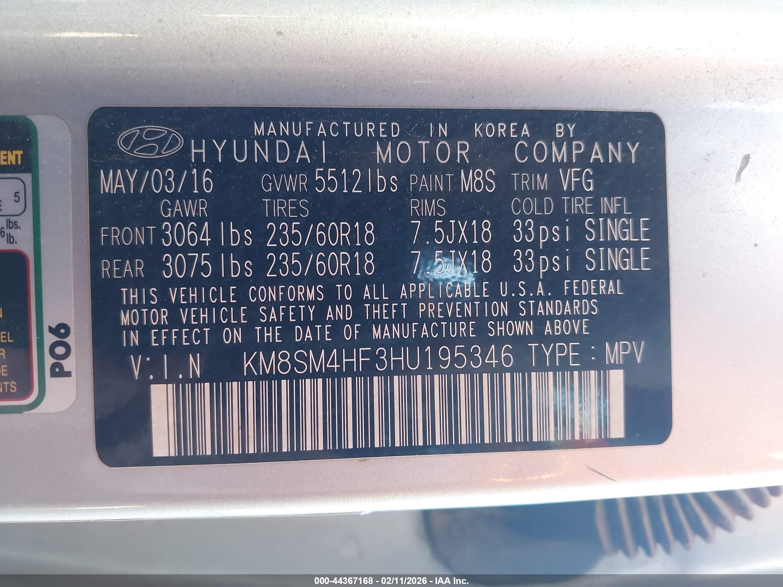 HYUNDAI SANTA image 9