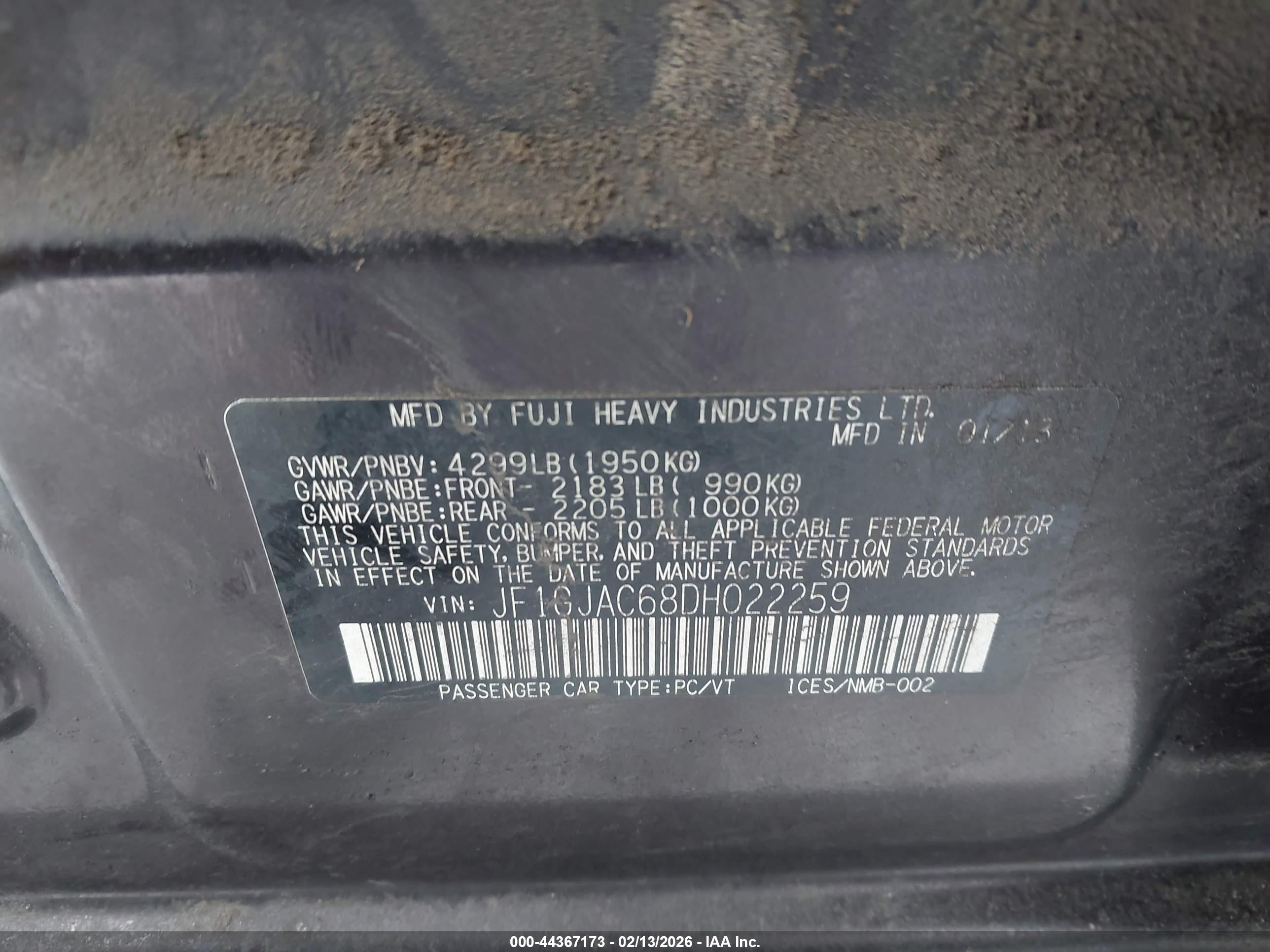 SUBARU IMPREZA image 9