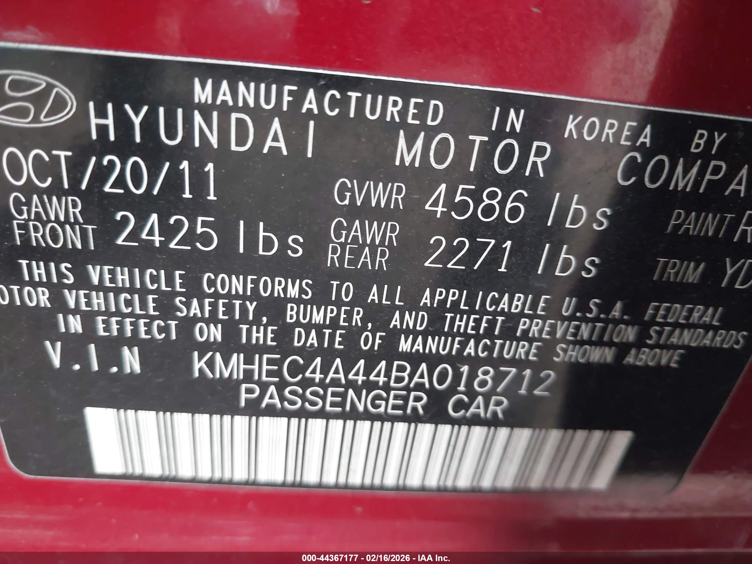 HYUNDAI SONATA image 9