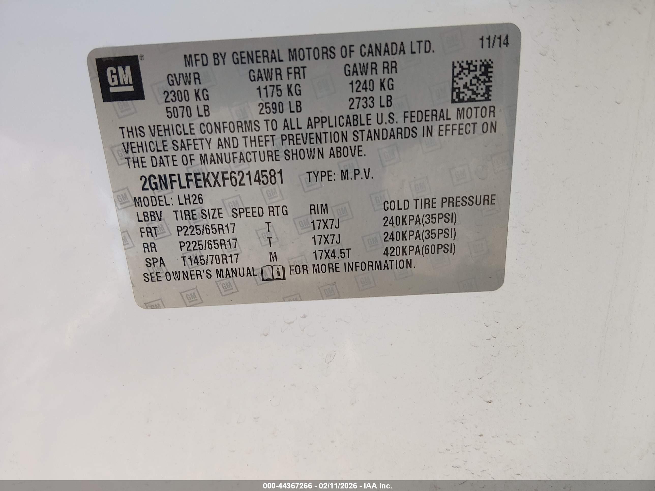 CHEVROLET EQUINOX image 9