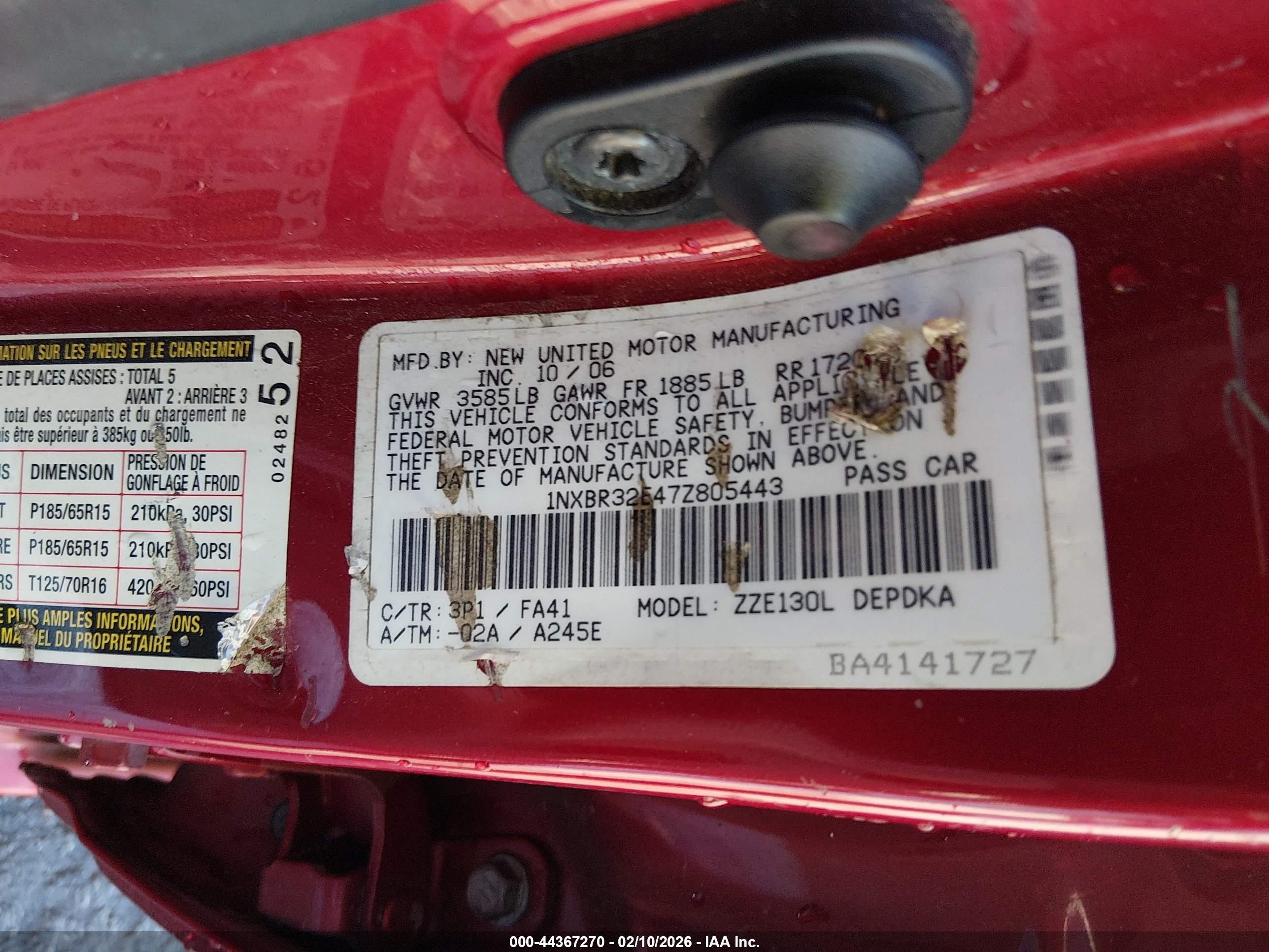 TOYOTA COROLLA image 9