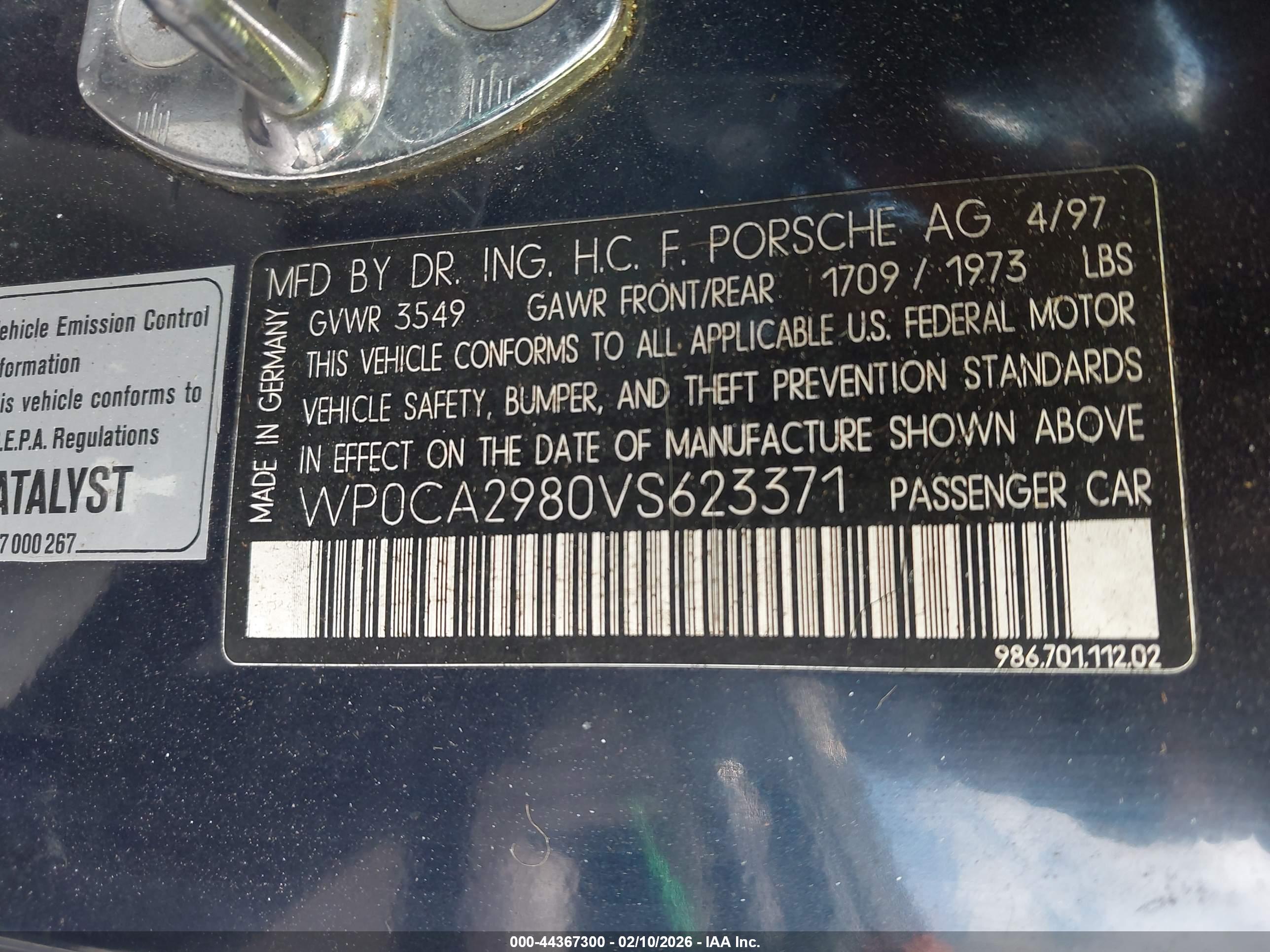 PORSCHE BOXSTER image 9