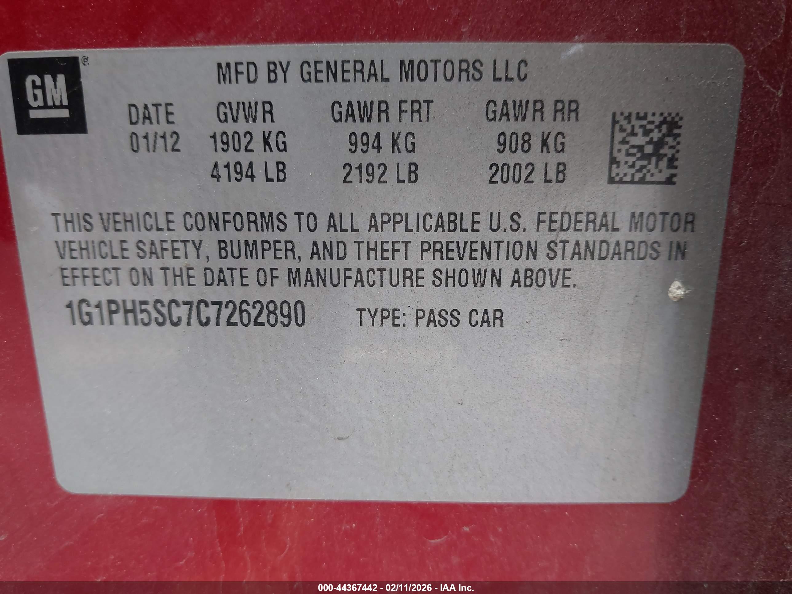 CHEVROLET CRUZE image 9