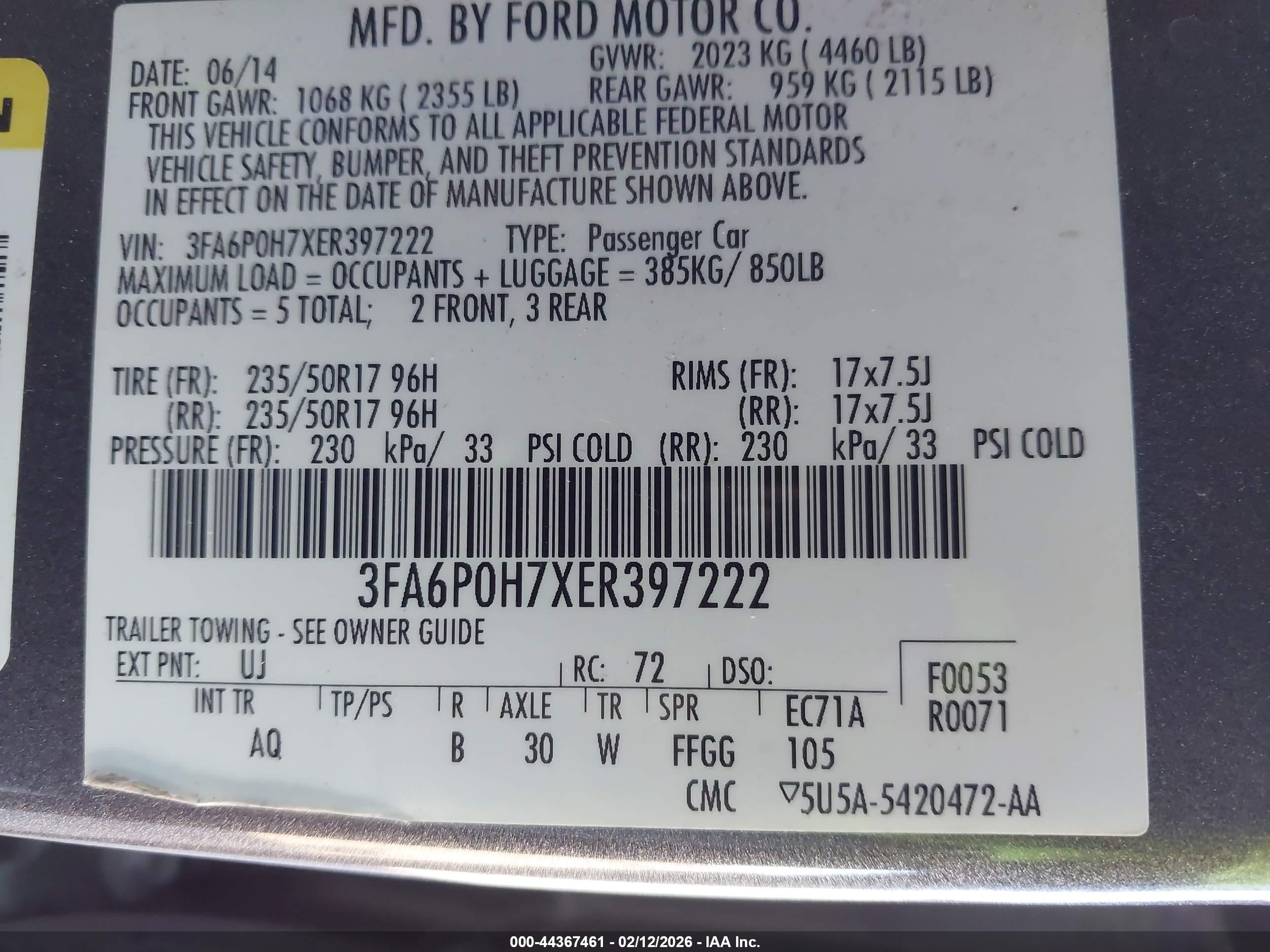 FORD FUSION image 9