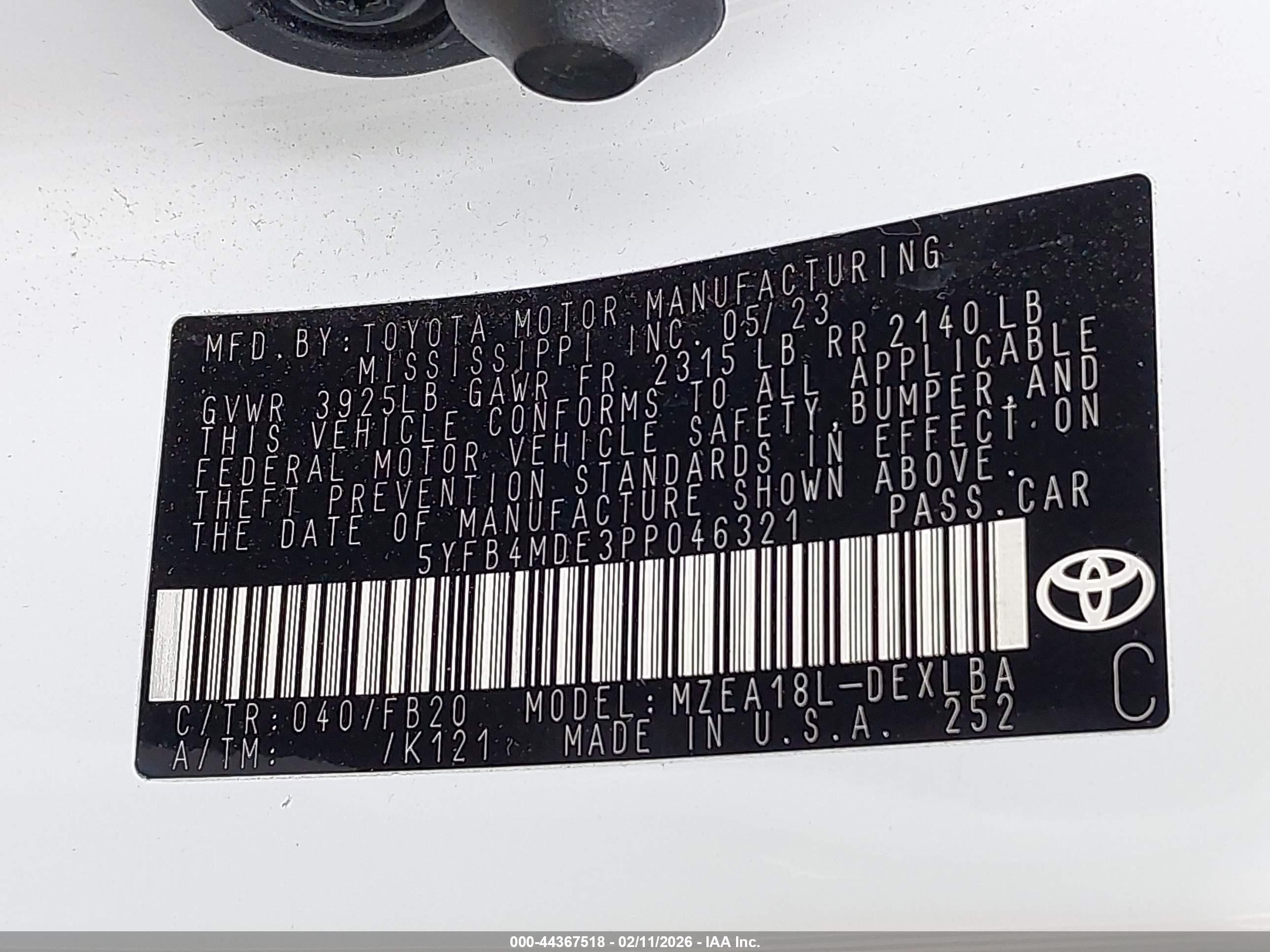 TOYOTA COROLLA image 9