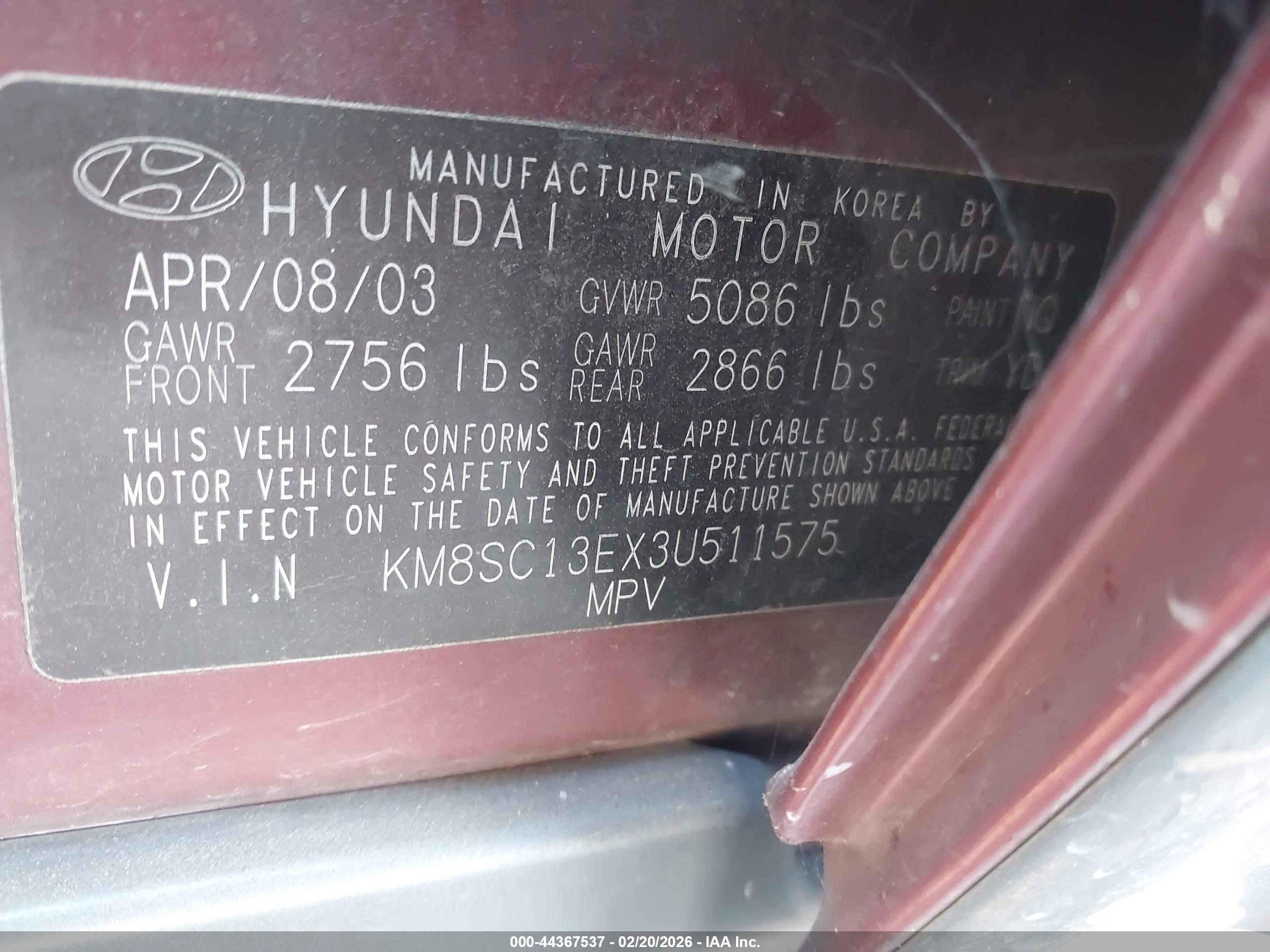 HYUNDAI SANTA image 9