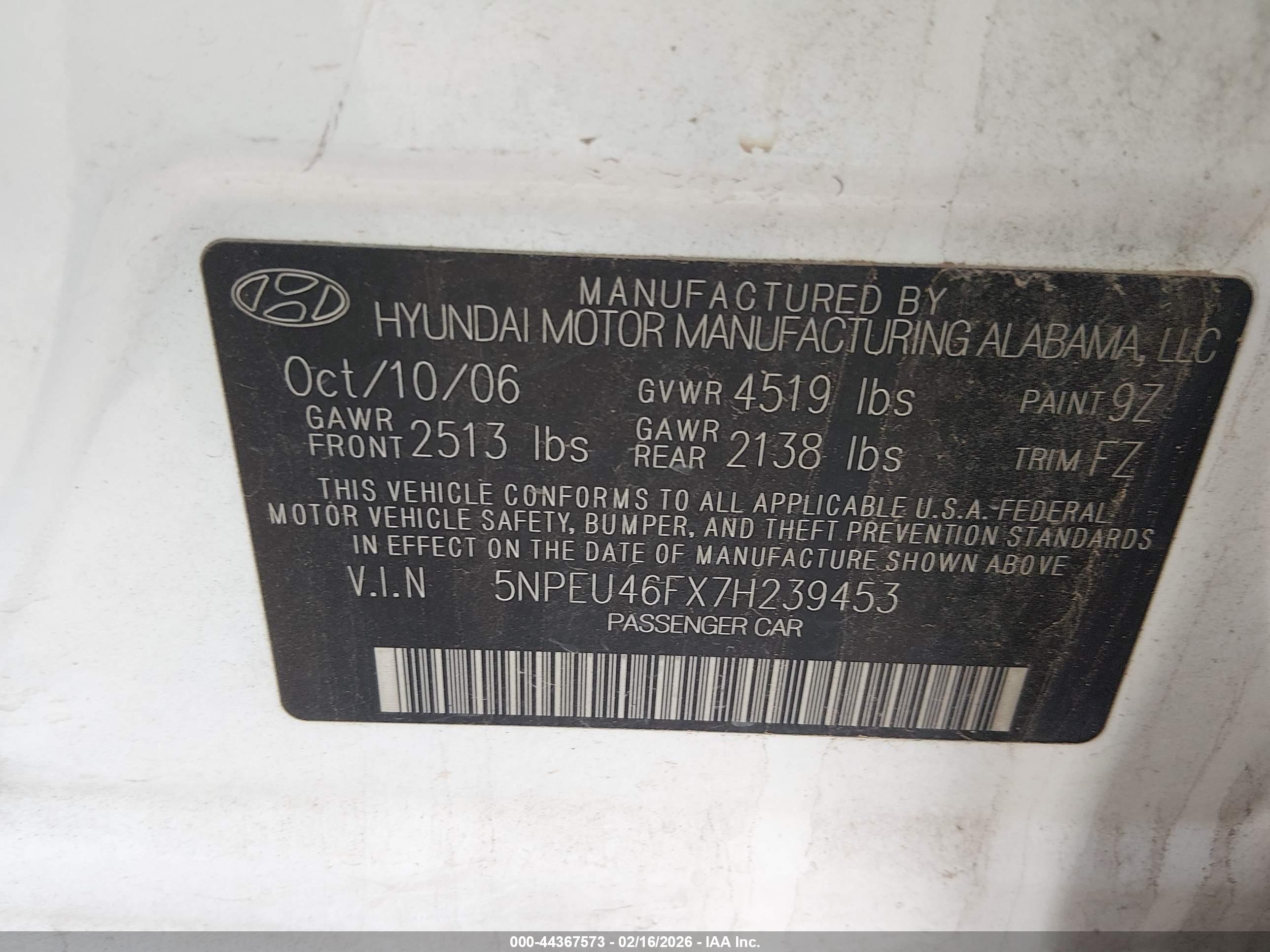 HYUNDAI SONATA image 9