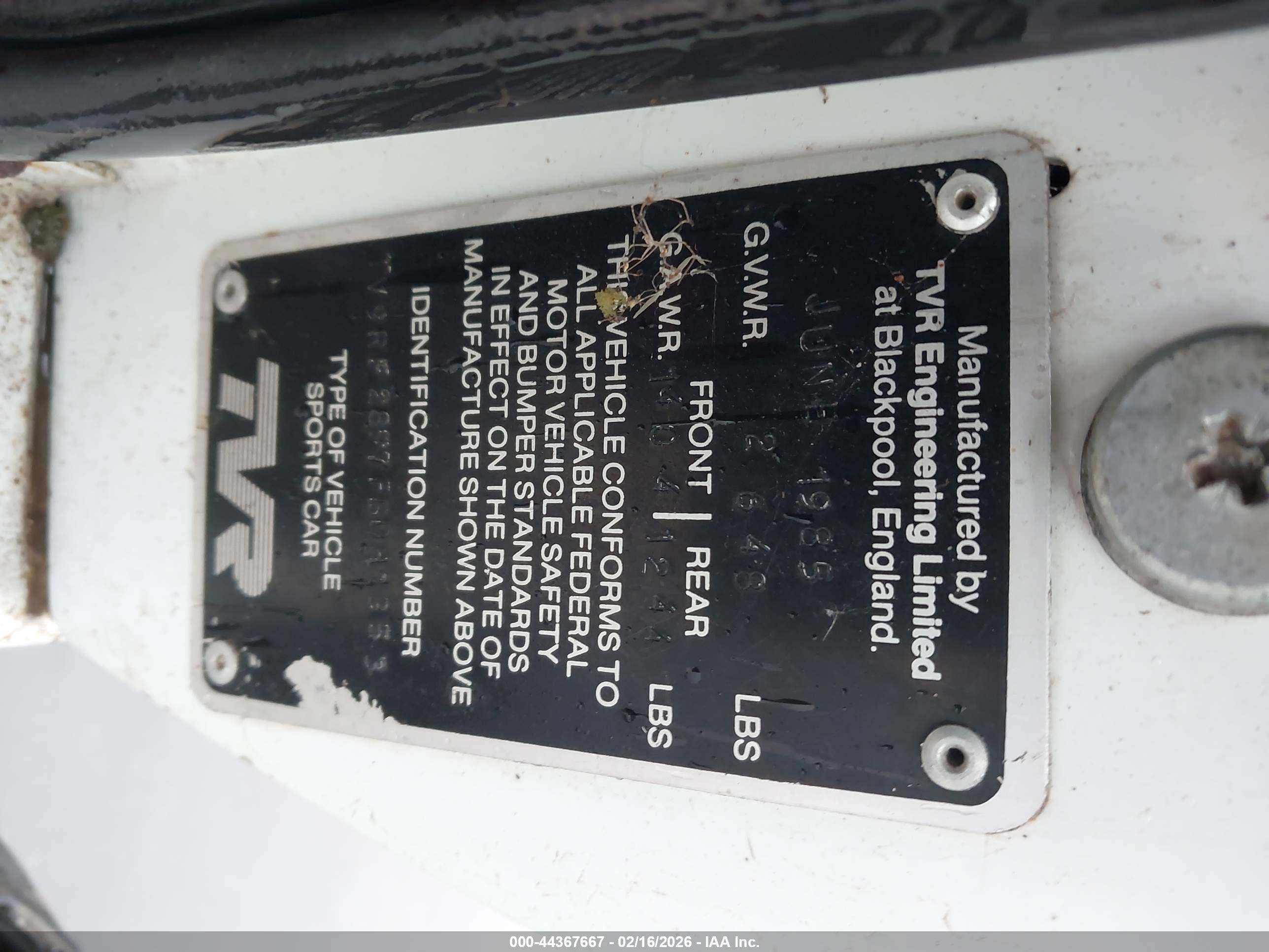 TVR TASMIN image 9