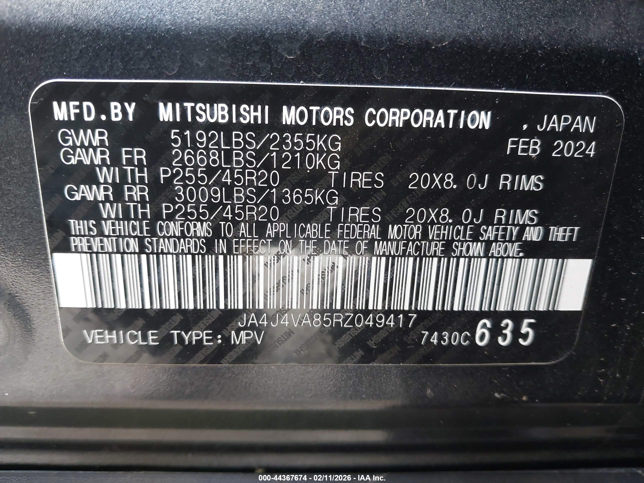 MITSUBISHI OUTLANDER image 9