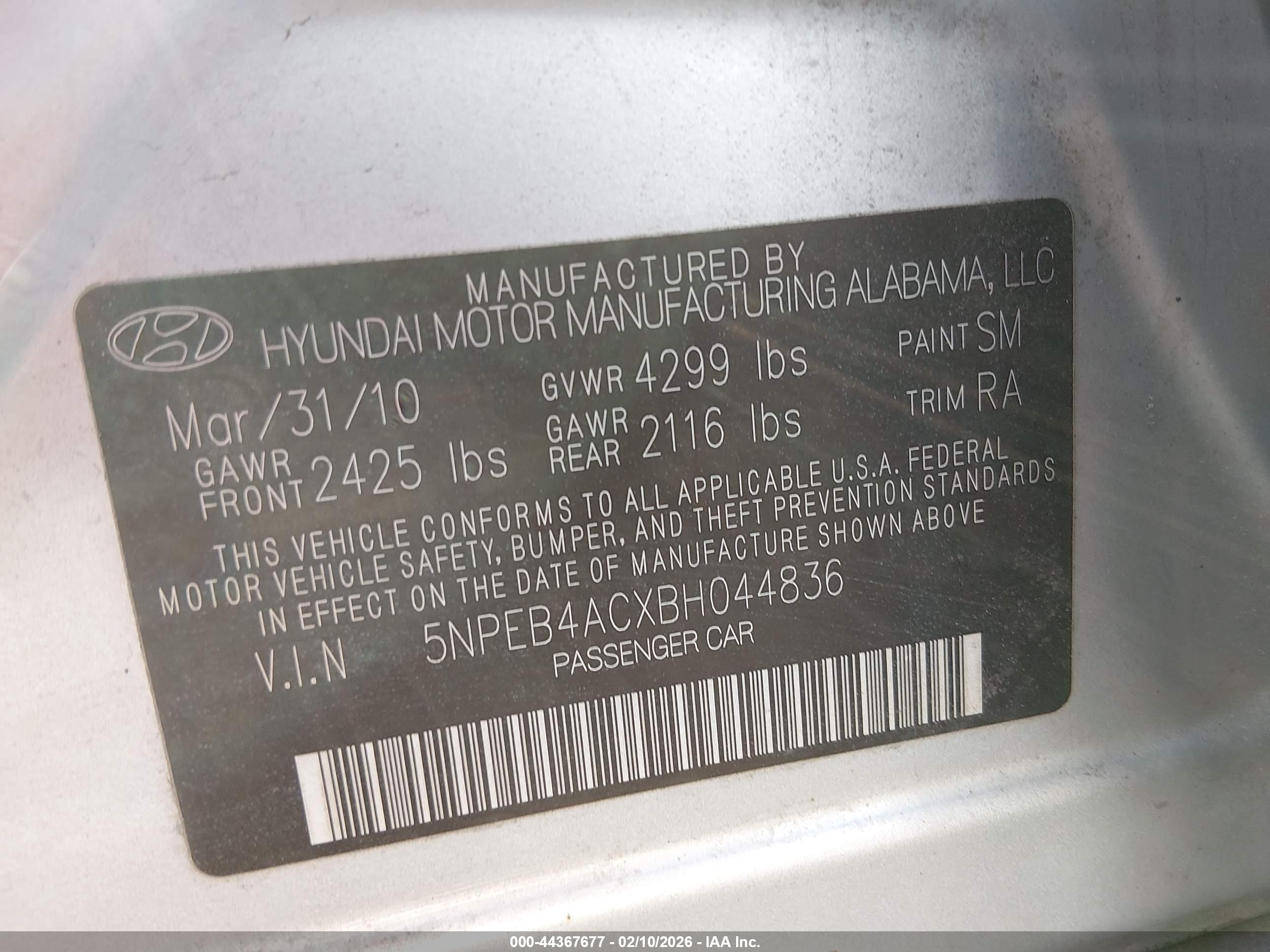 HYUNDAI SONATA image 9