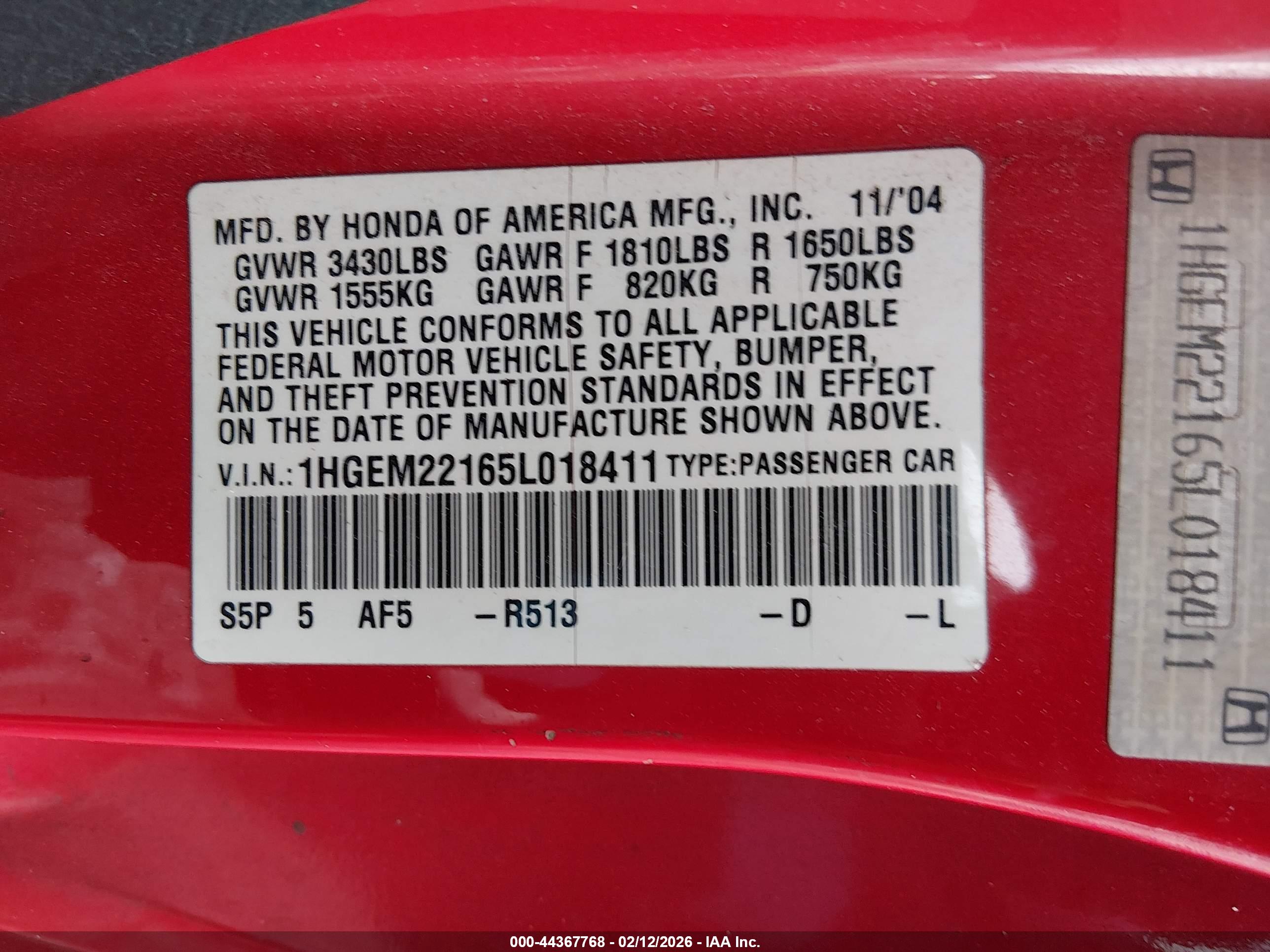 HONDA CIVIC image 9