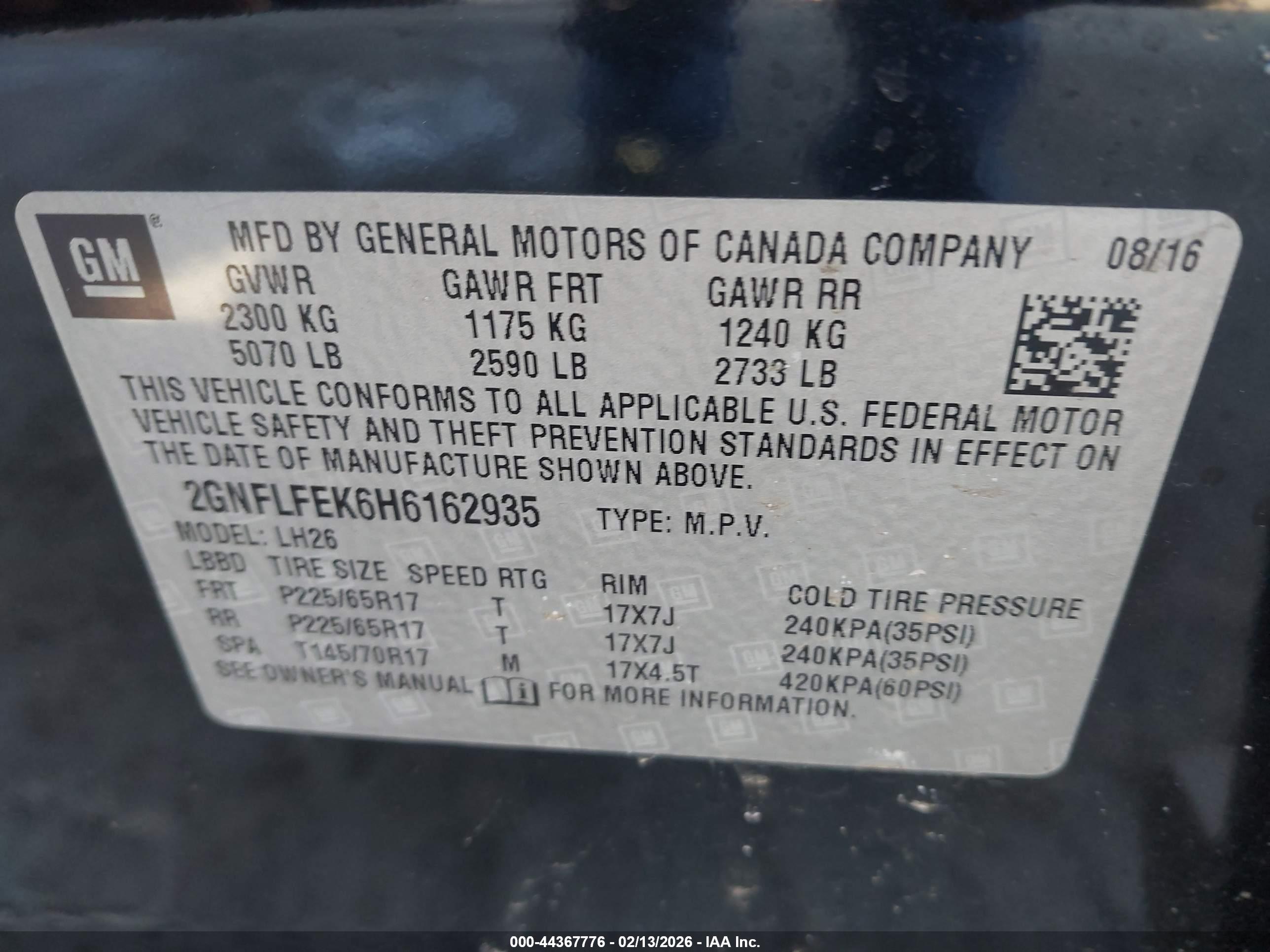 CHEVROLET EQUINOX image 9