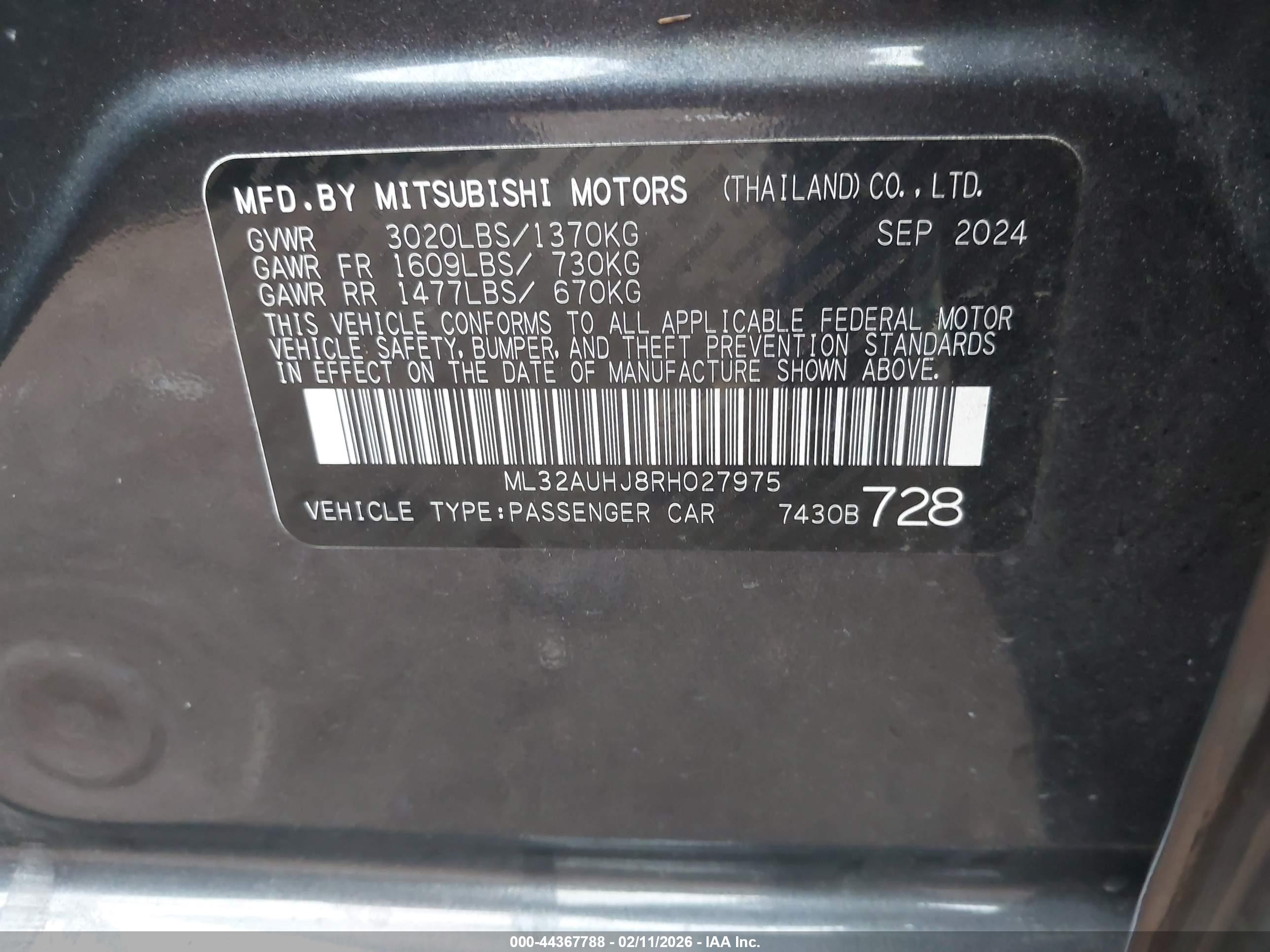 MITSUBISHI MIRAGE image 9