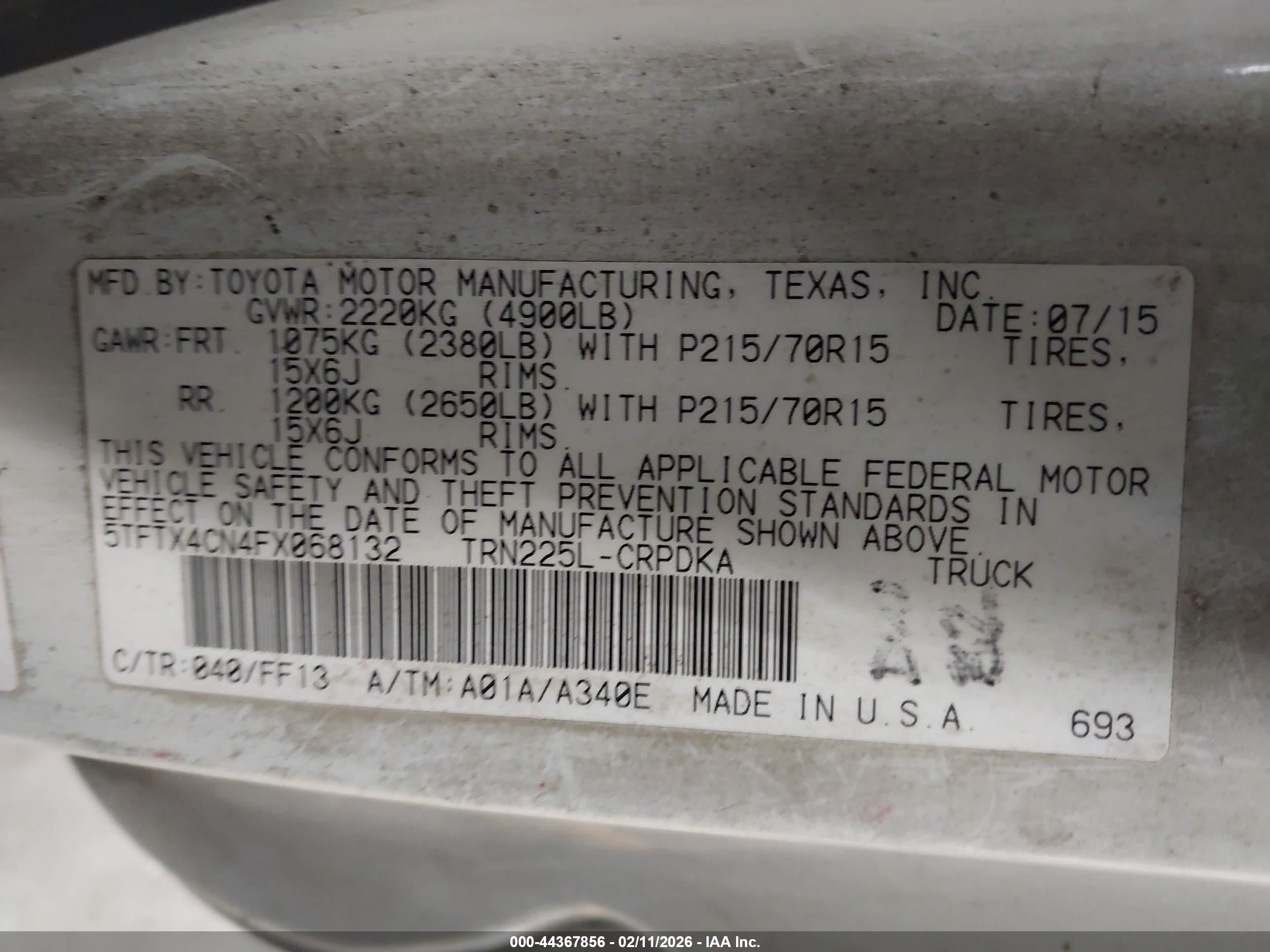 TOYOTA TACOMA image 9
