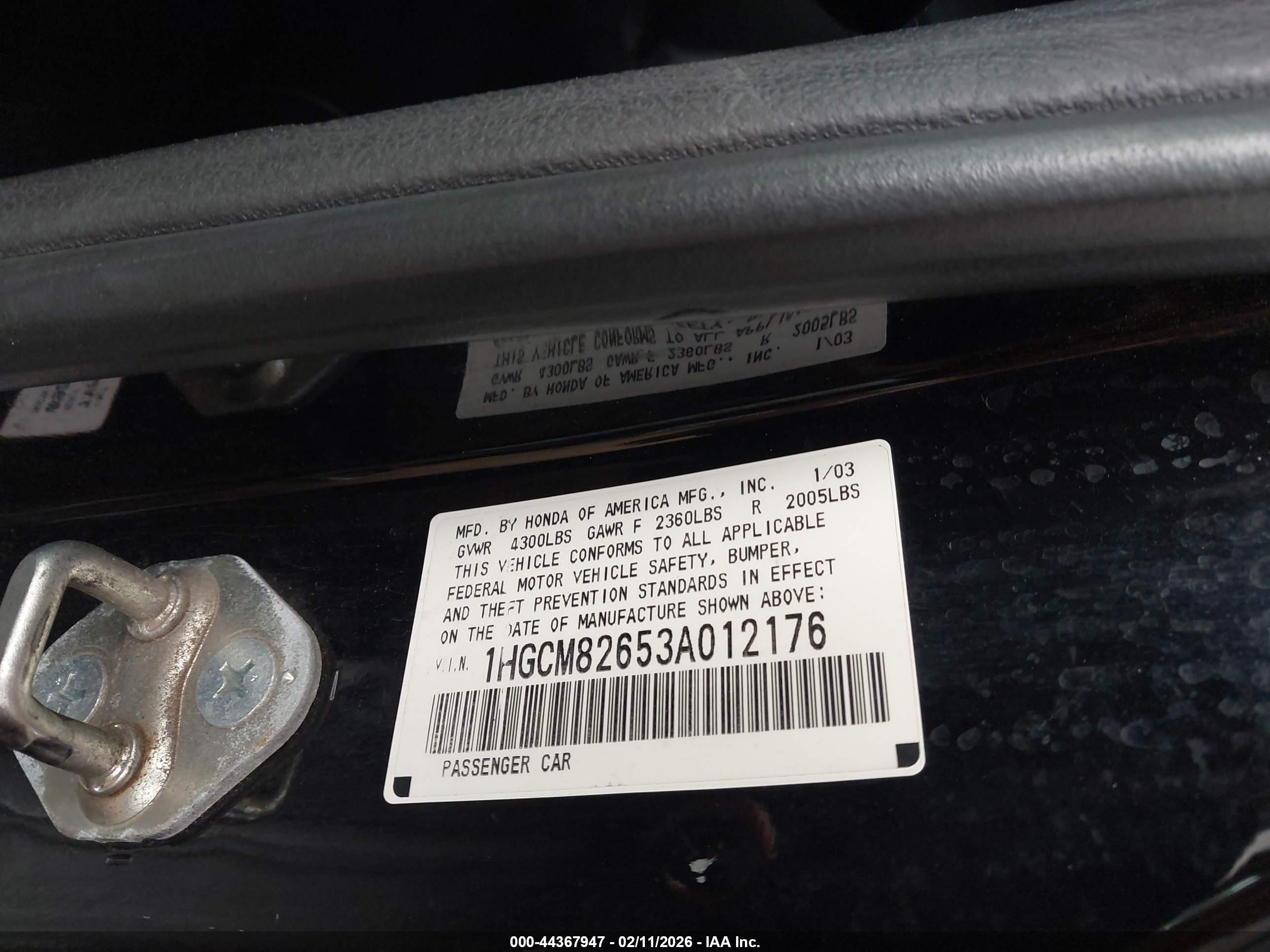 HONDA ACCORD image 9