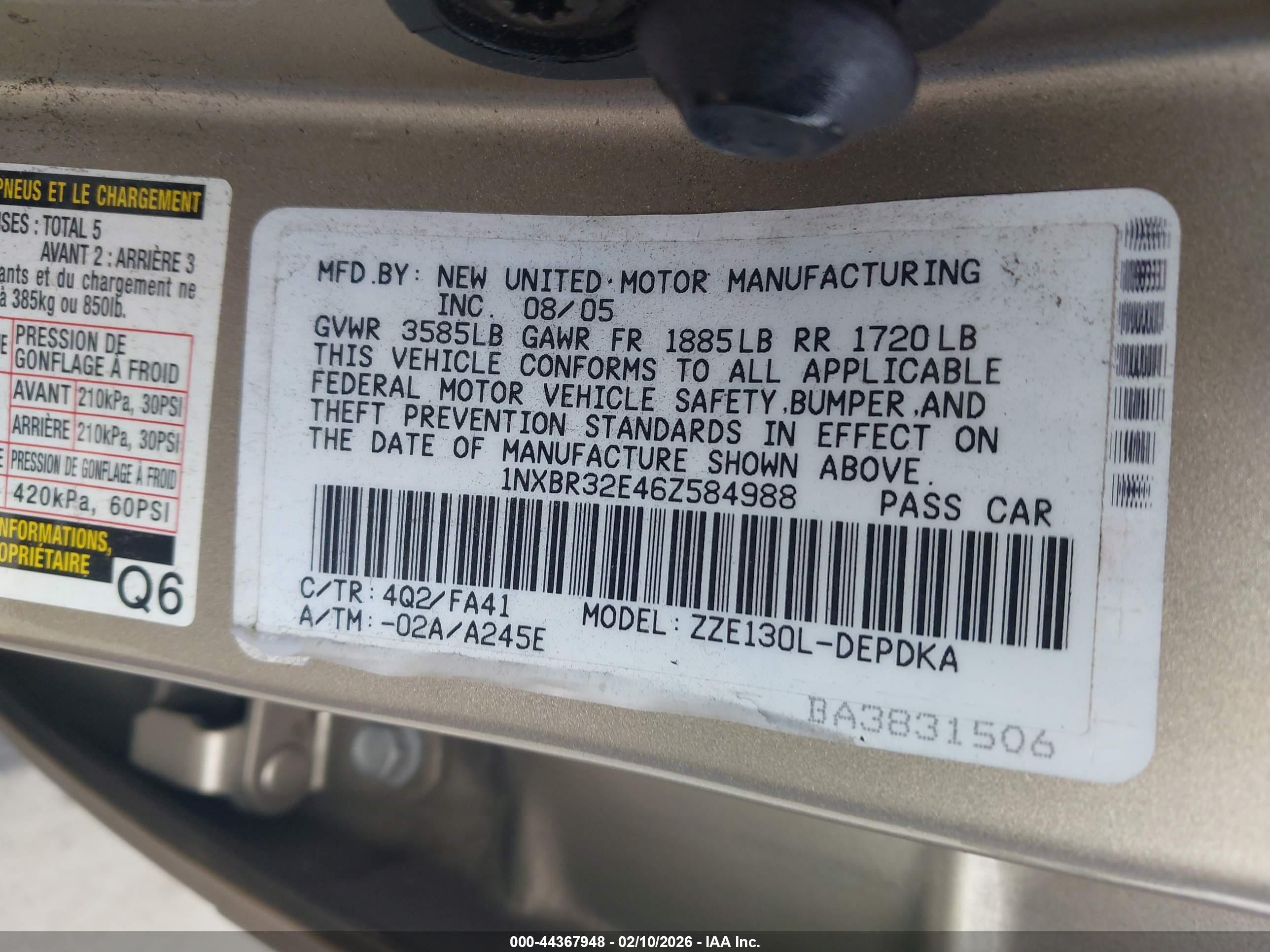 TOYOTA COROLLA image 9