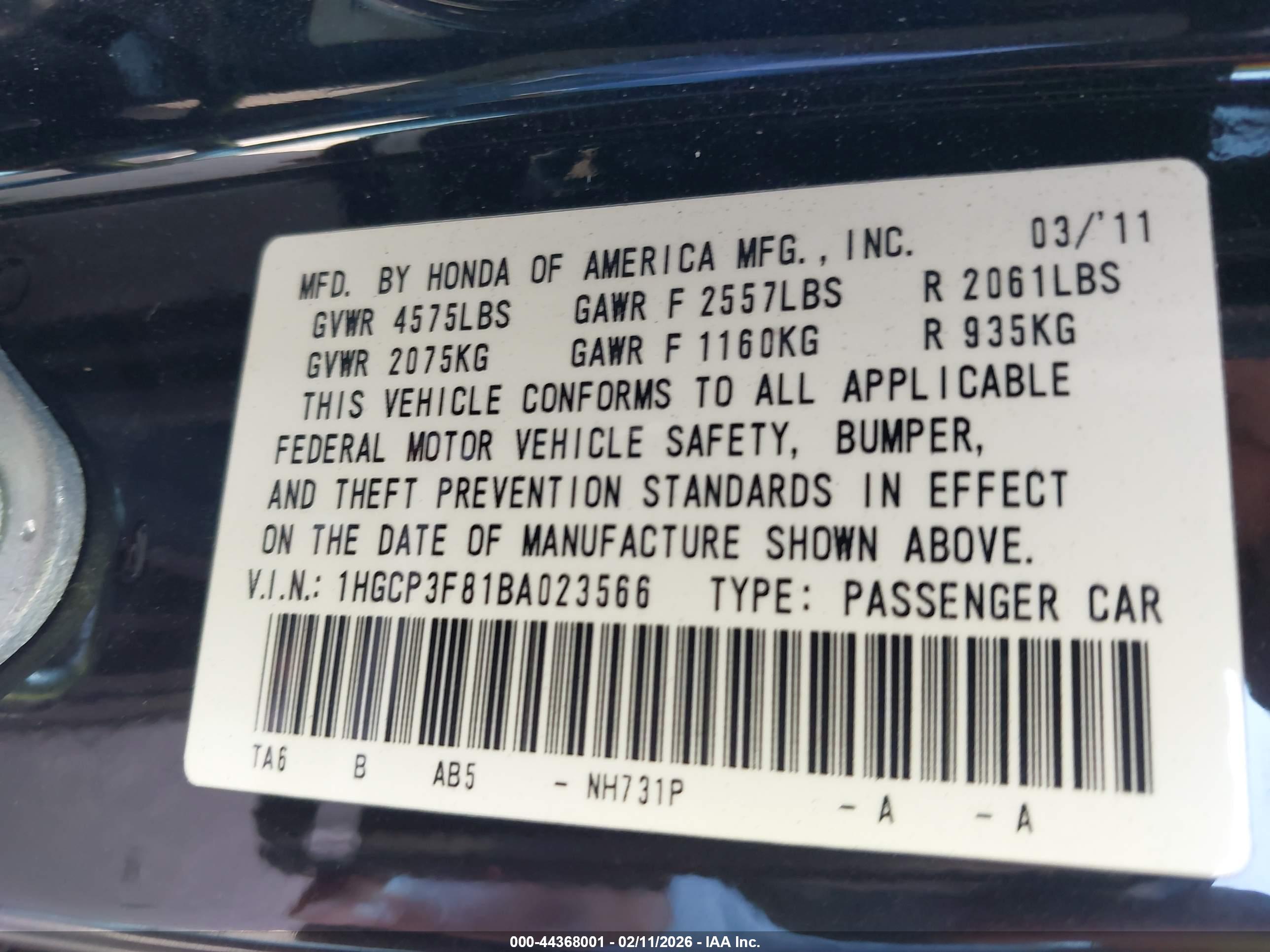 HONDA ACCORD image 9
