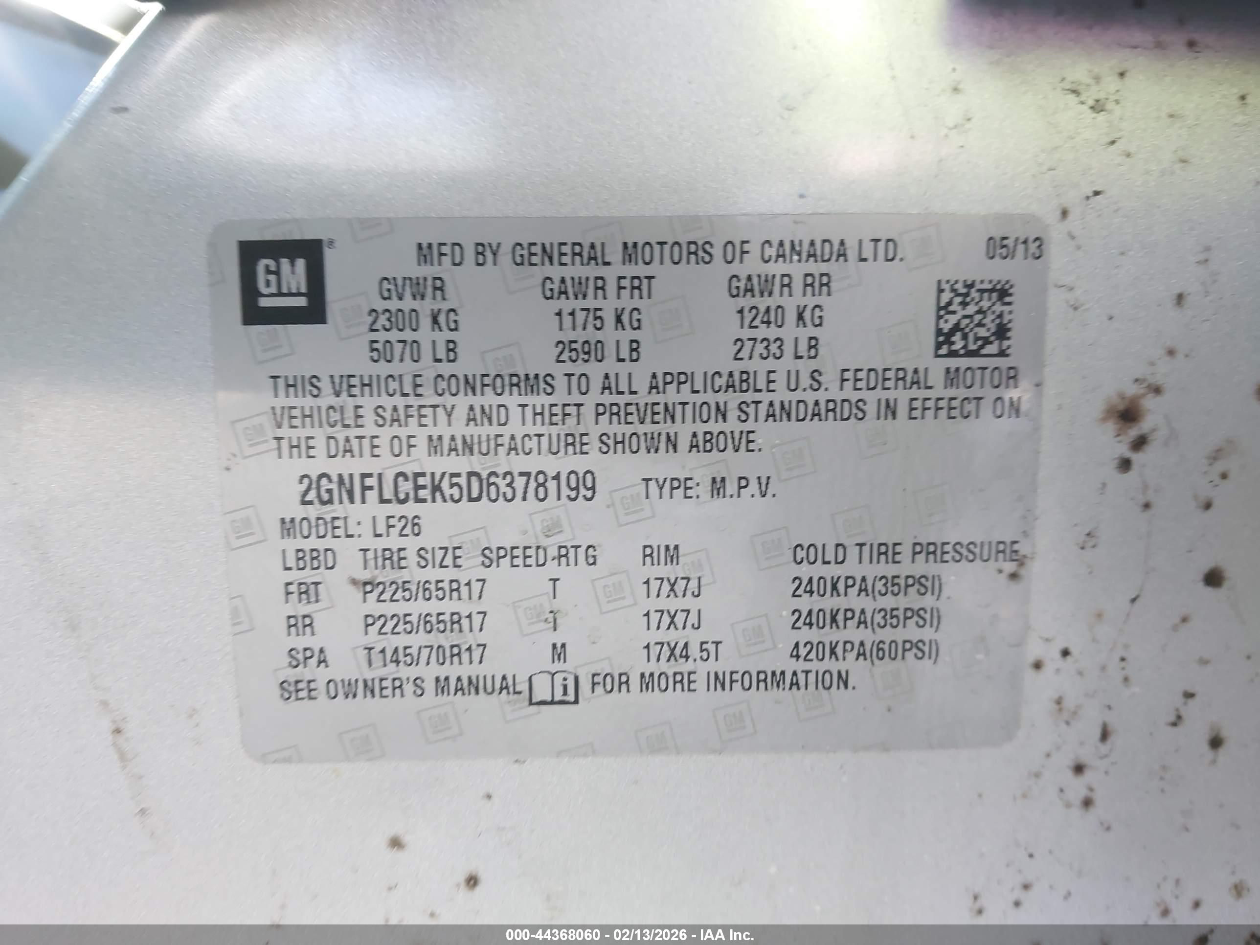 CHEVROLET EQUINOX image 9