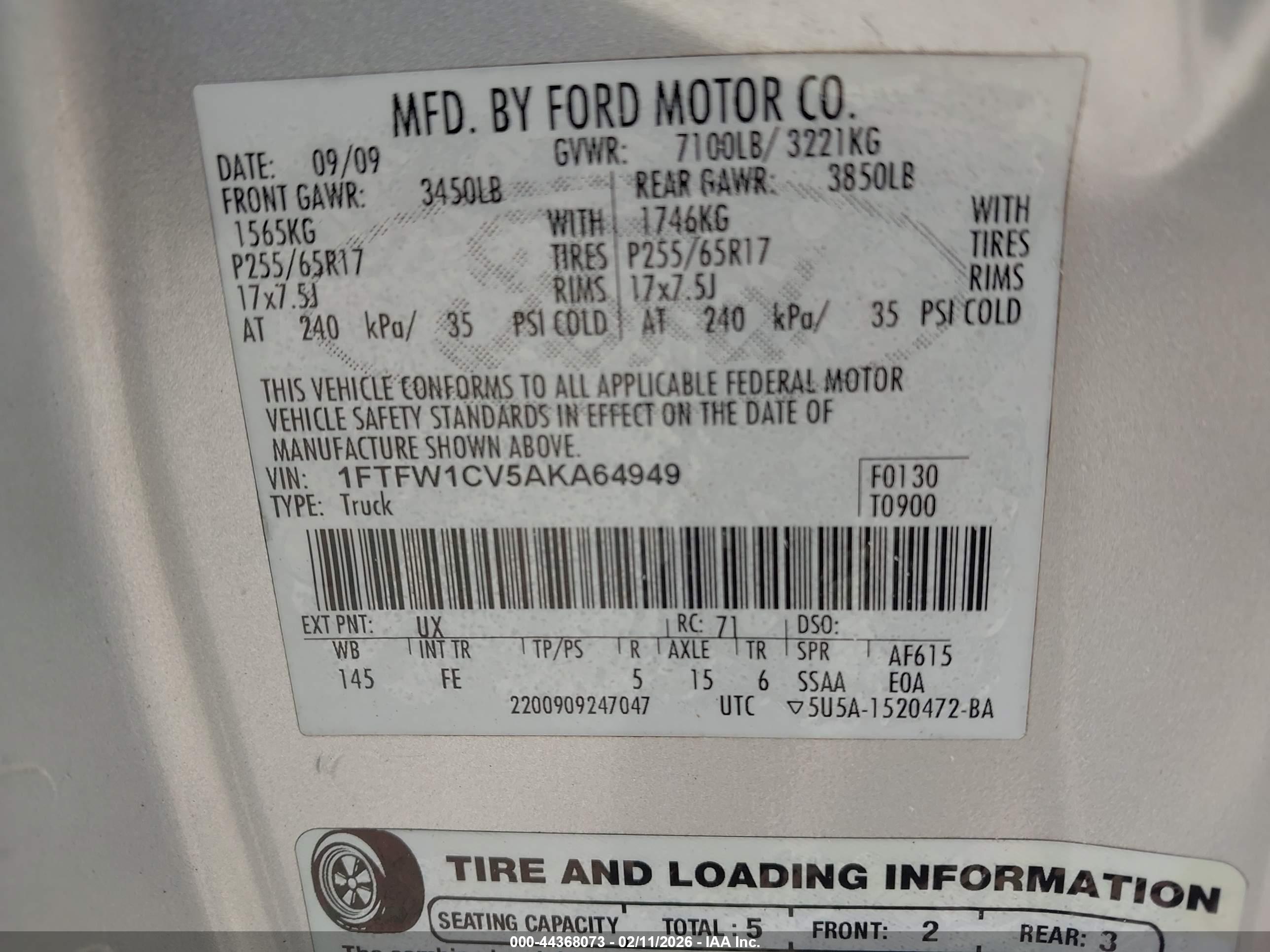 FORD F-150 image 9