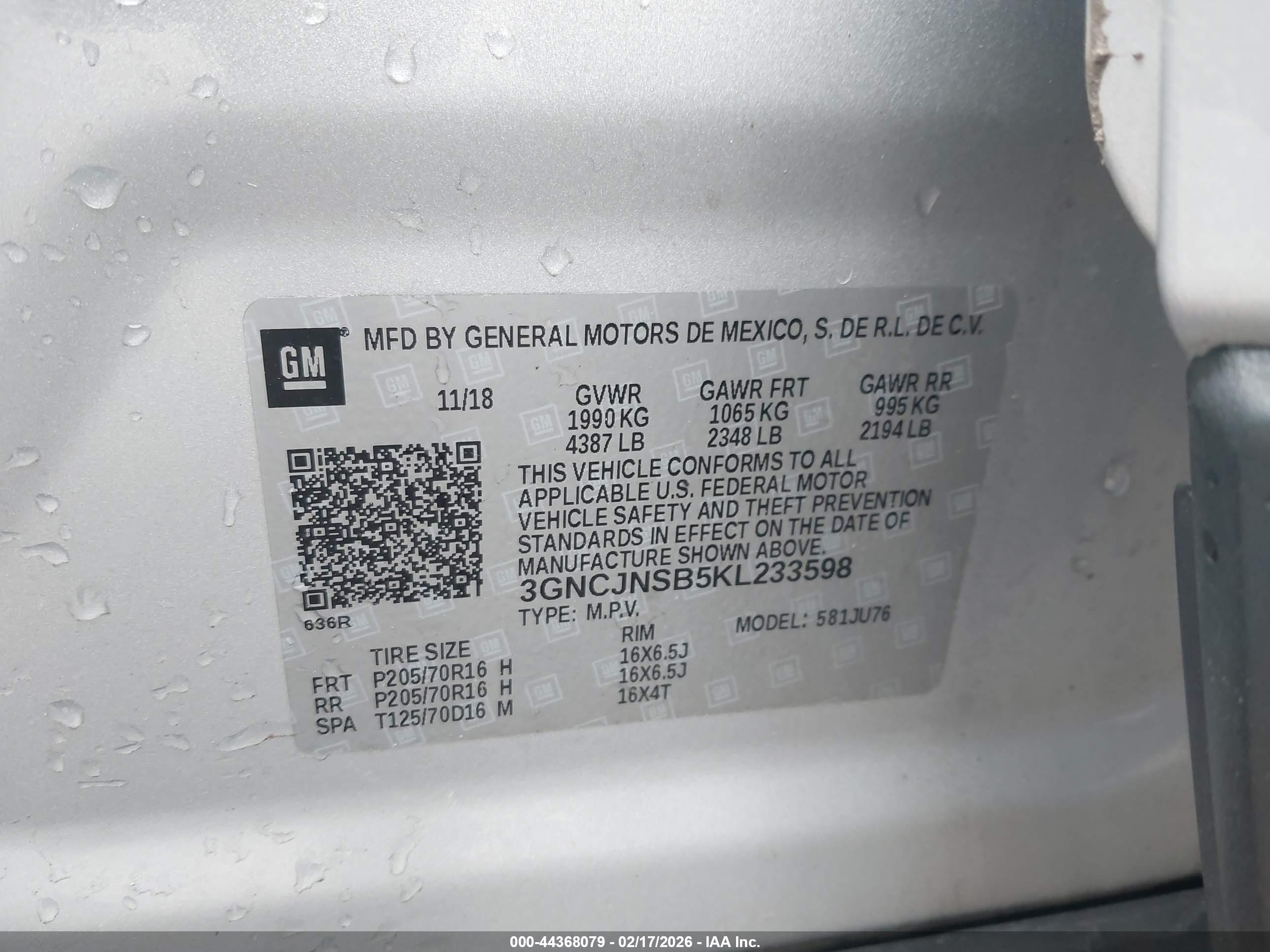 CHEVROLET TRAX image 9