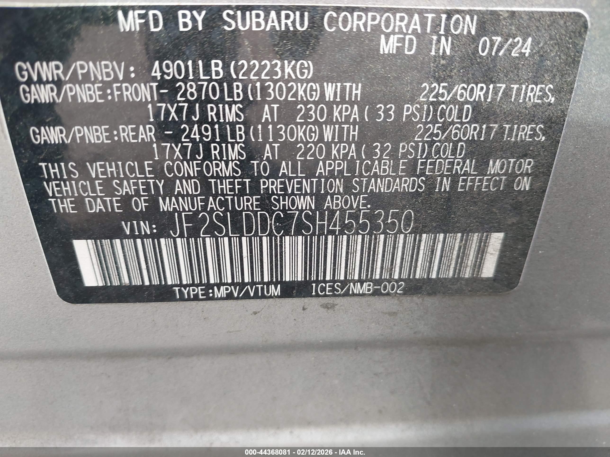 SUBARU FORESTER image 9