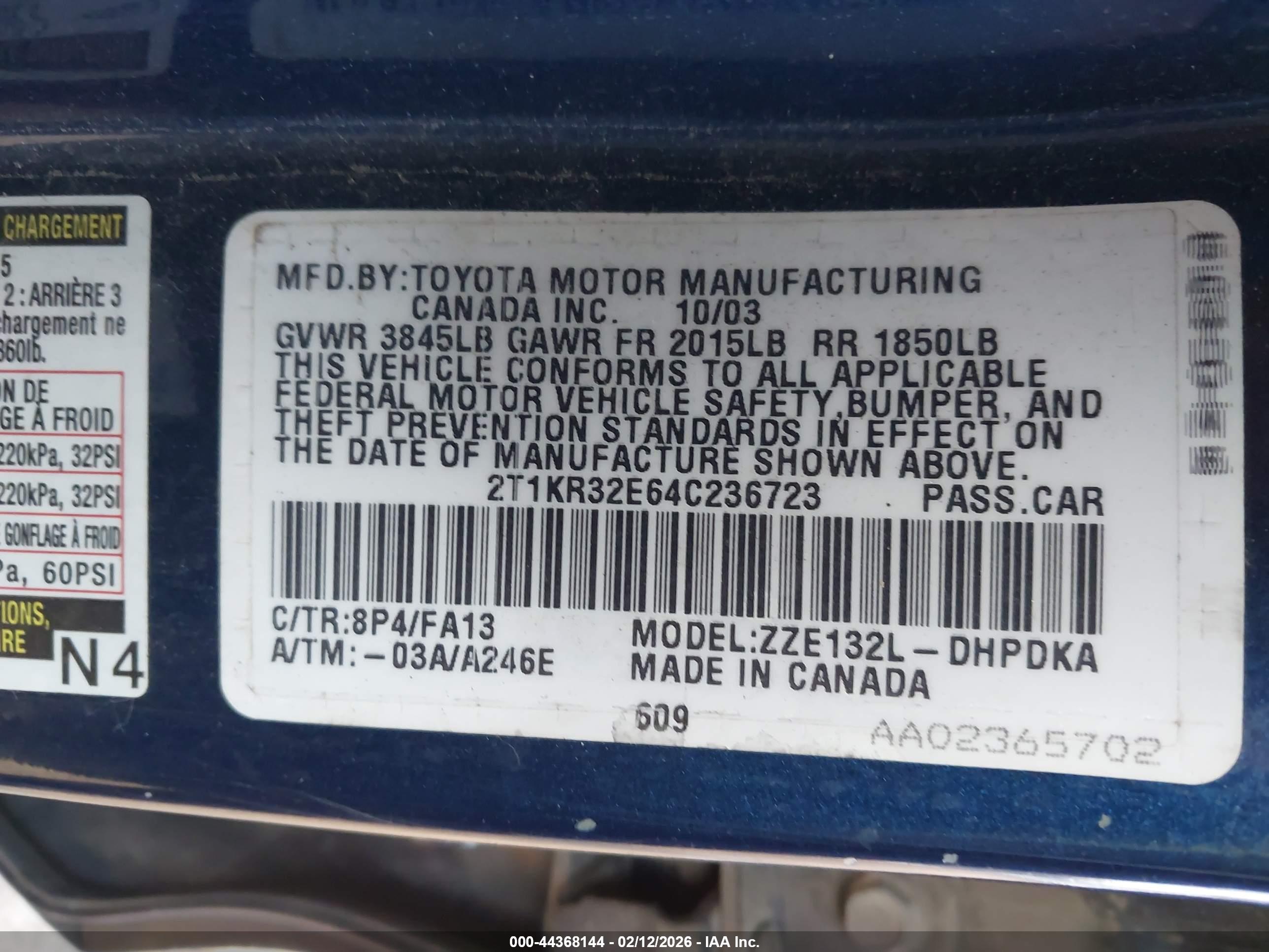 TOYOTA MATRIX image 9