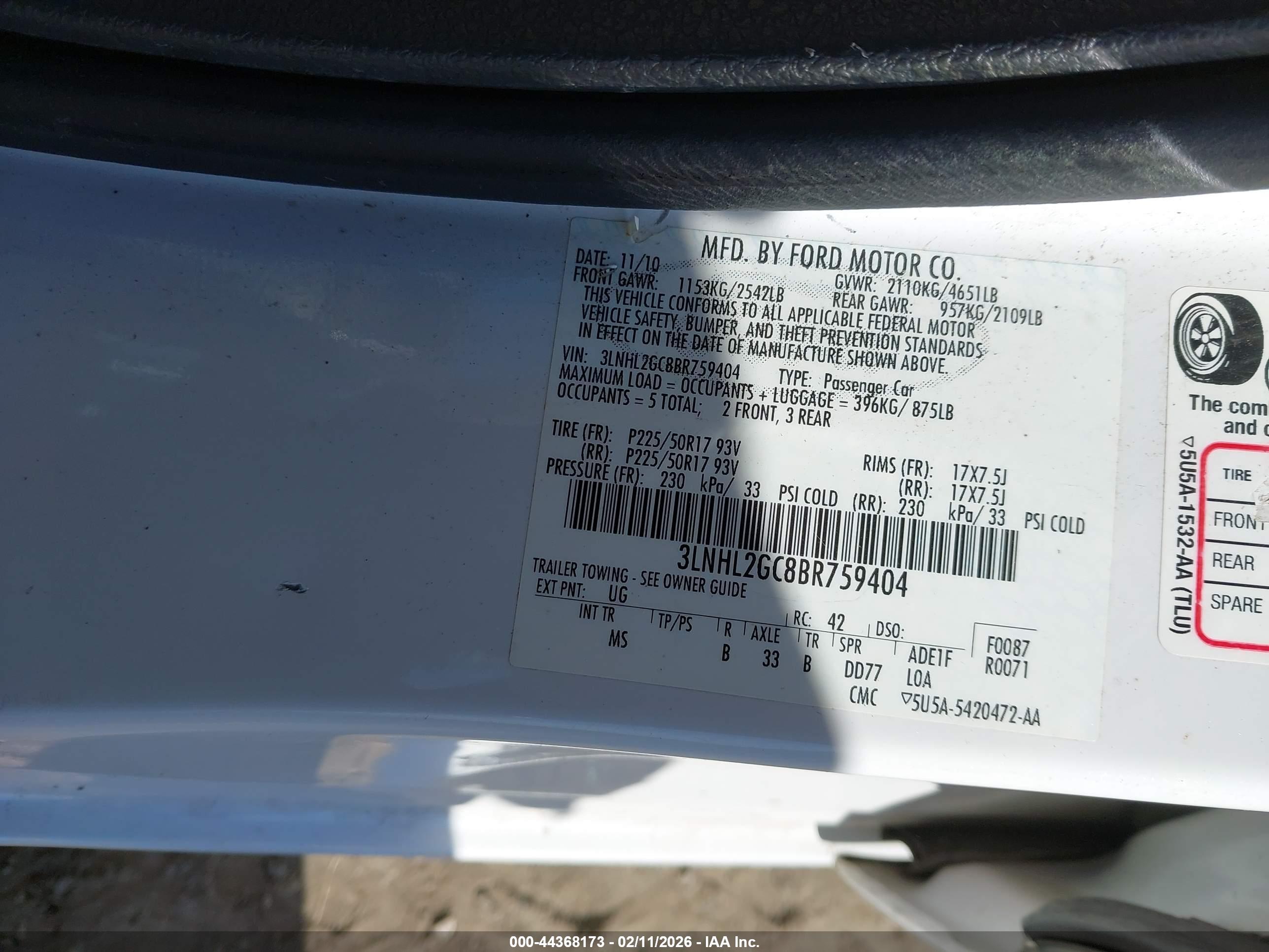 LINCOLN MKZ image 9