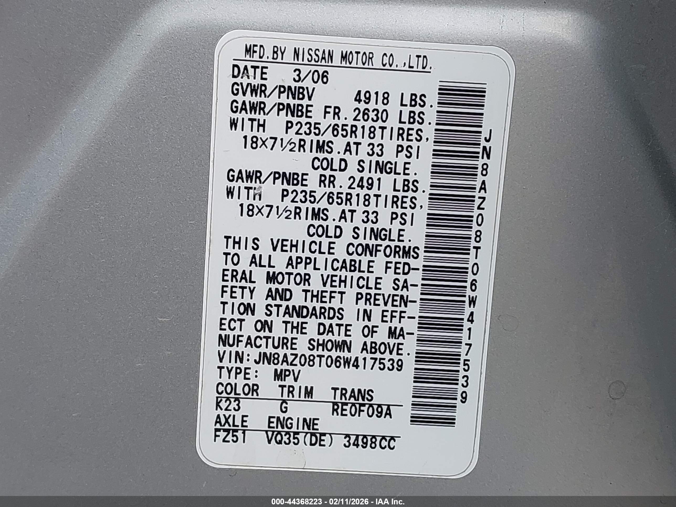 NISSAN MURANO image 9